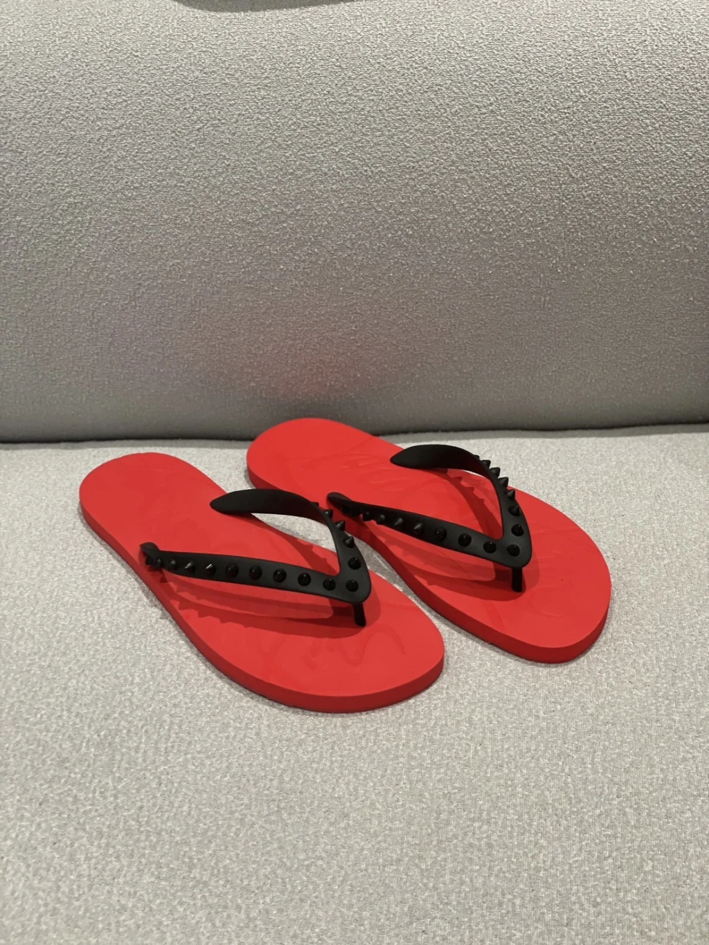 CL 拖鞋 紅