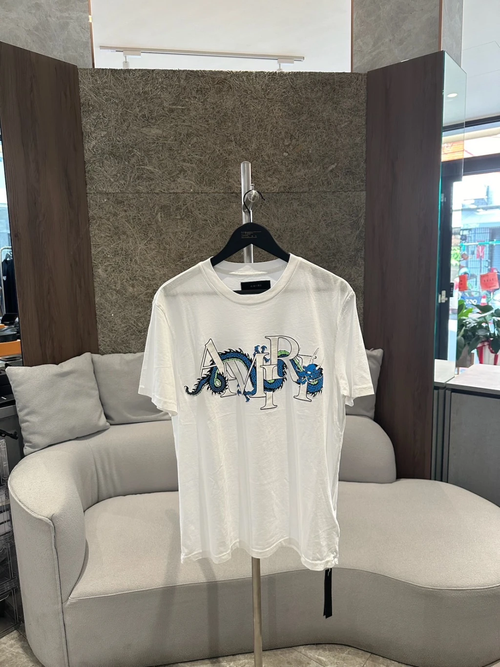 AMIRI 龍形字母 短袖