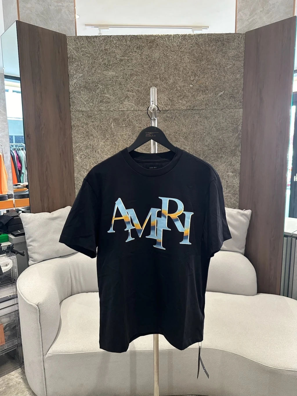 AMIRI 漸層字母 短袖