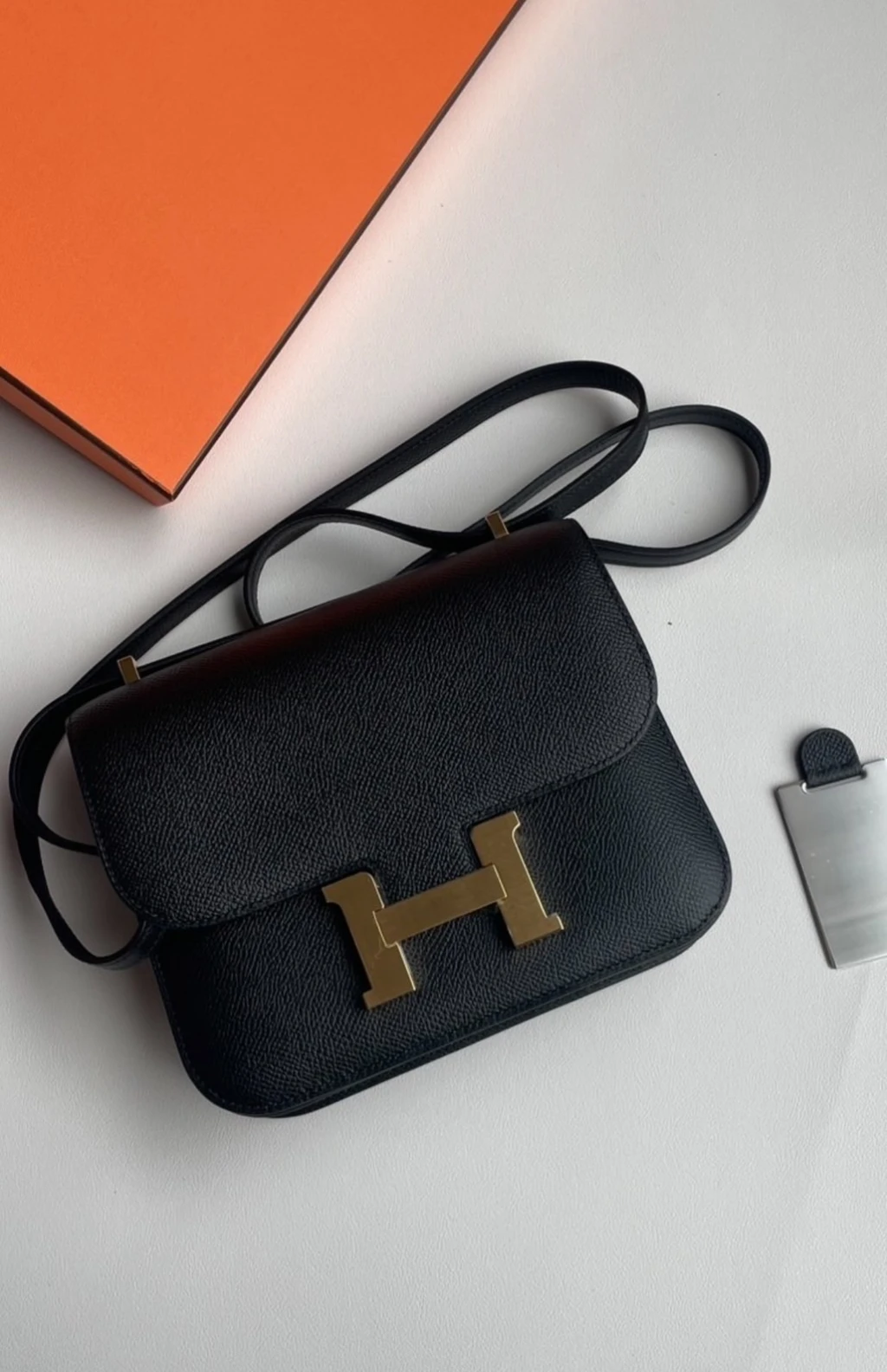 Hermes Constance 黑金 Epsom(2023)B