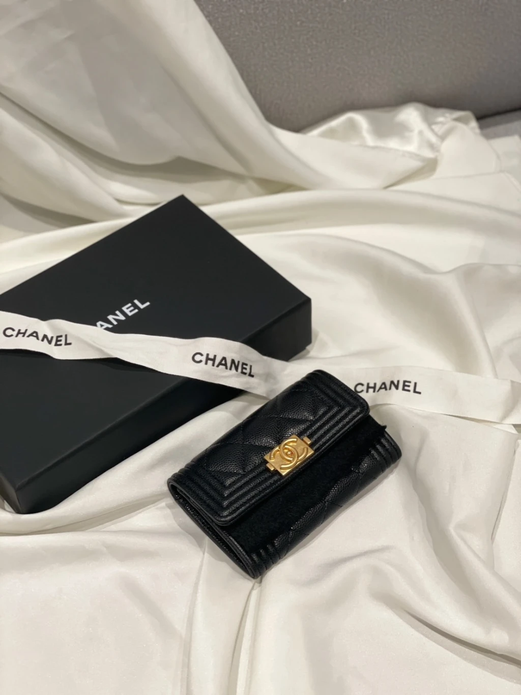 Chanel boy 卡包