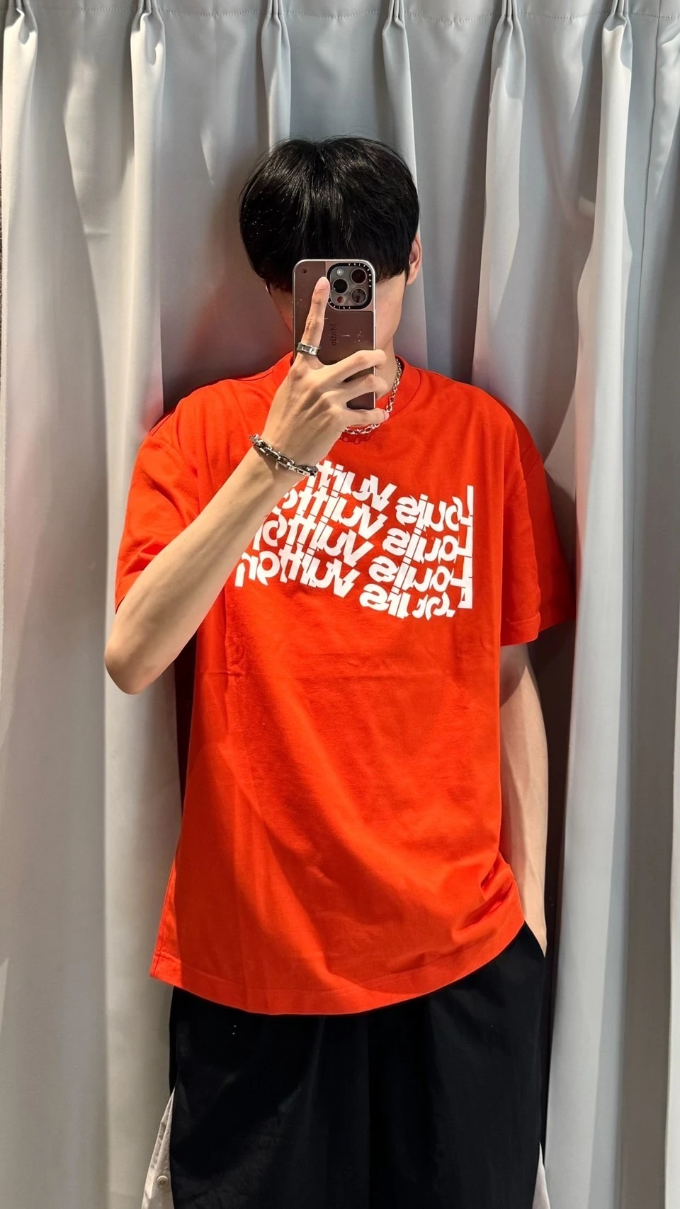 LV 短袖上衣 橘