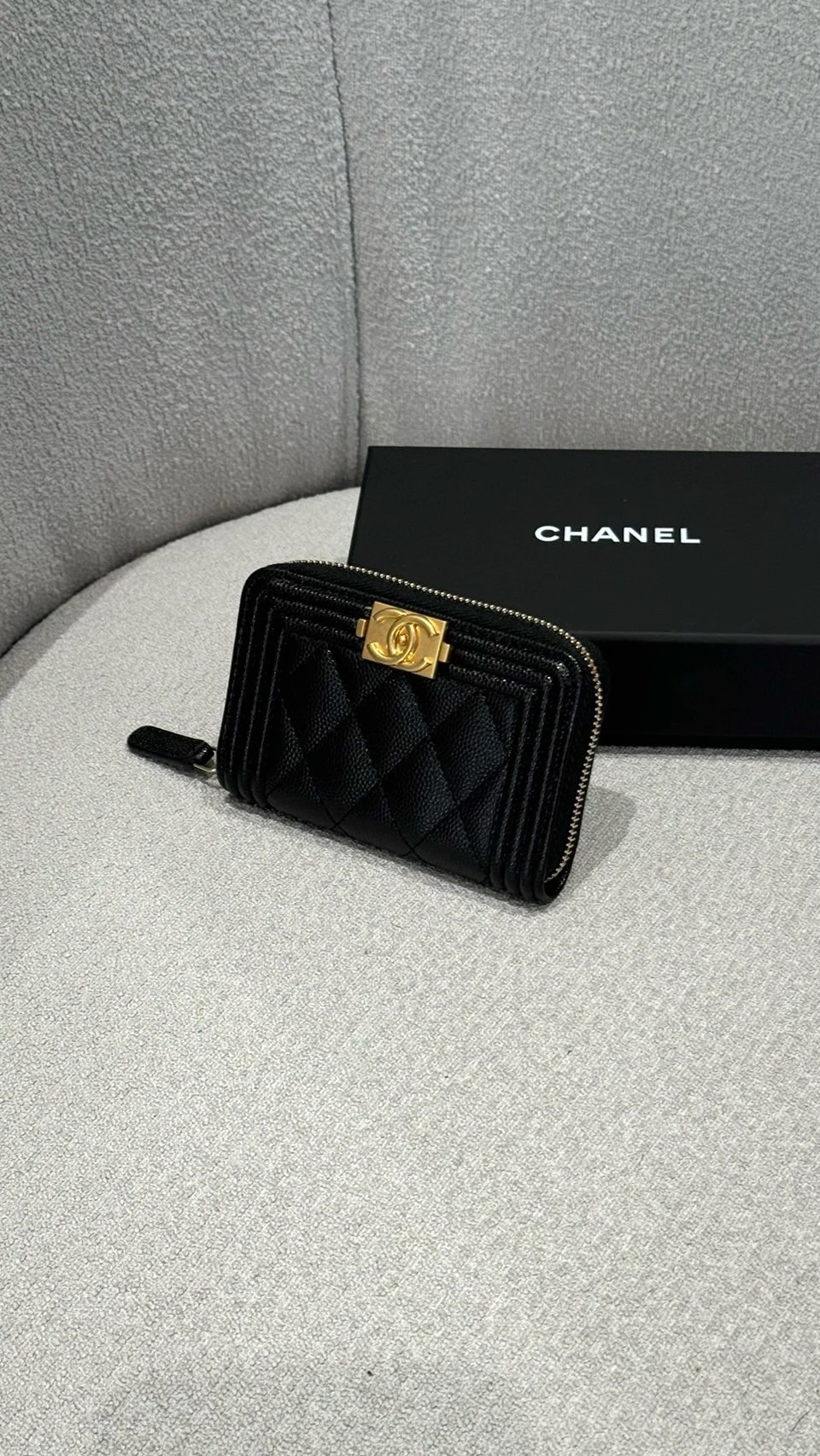 Chanel boy 小錢包