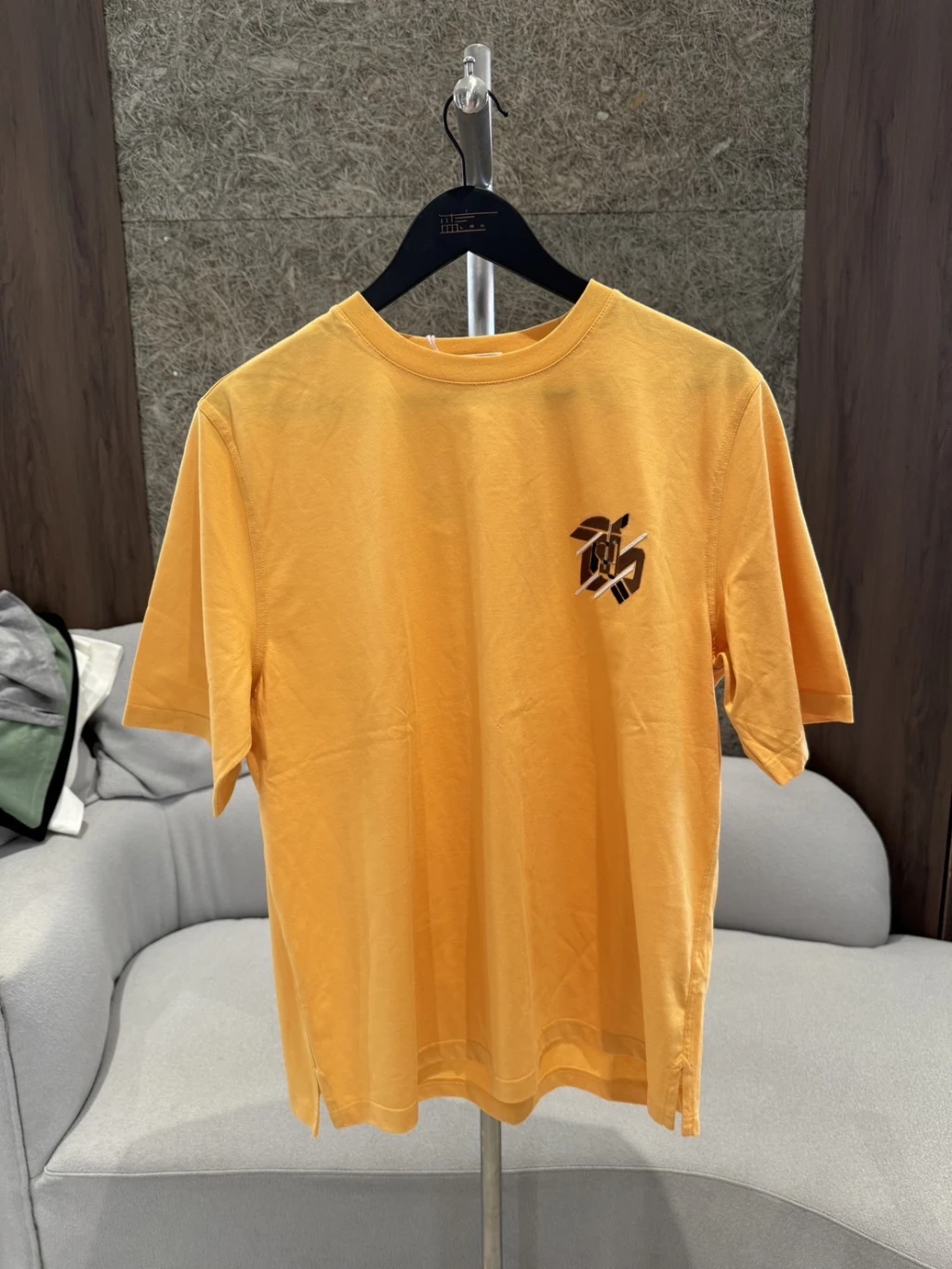 Hermes 黃底小圖短袖