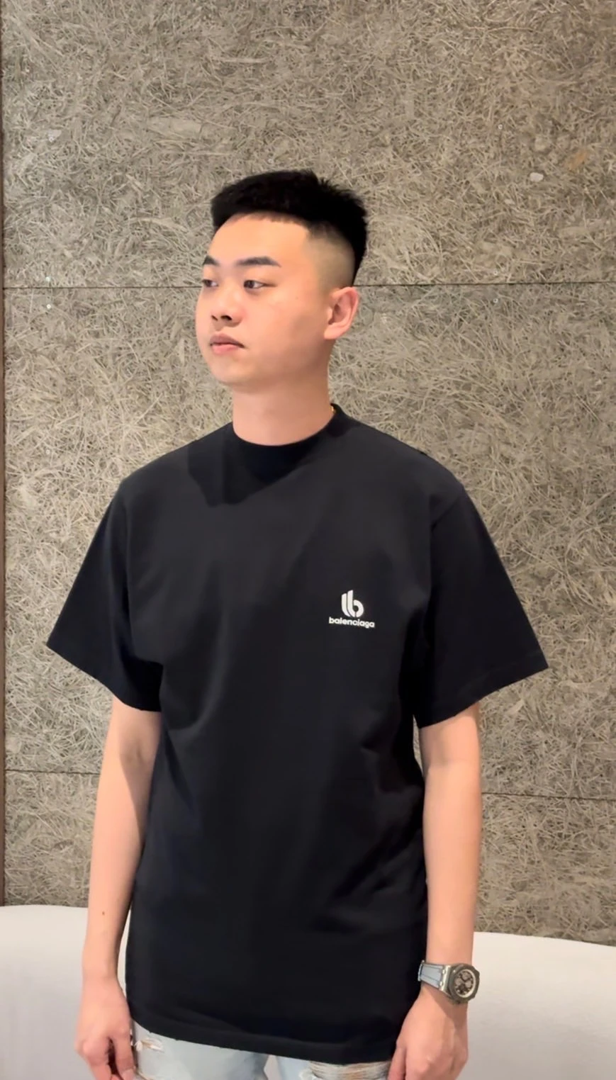 巴黎世家 小標字母 素踢