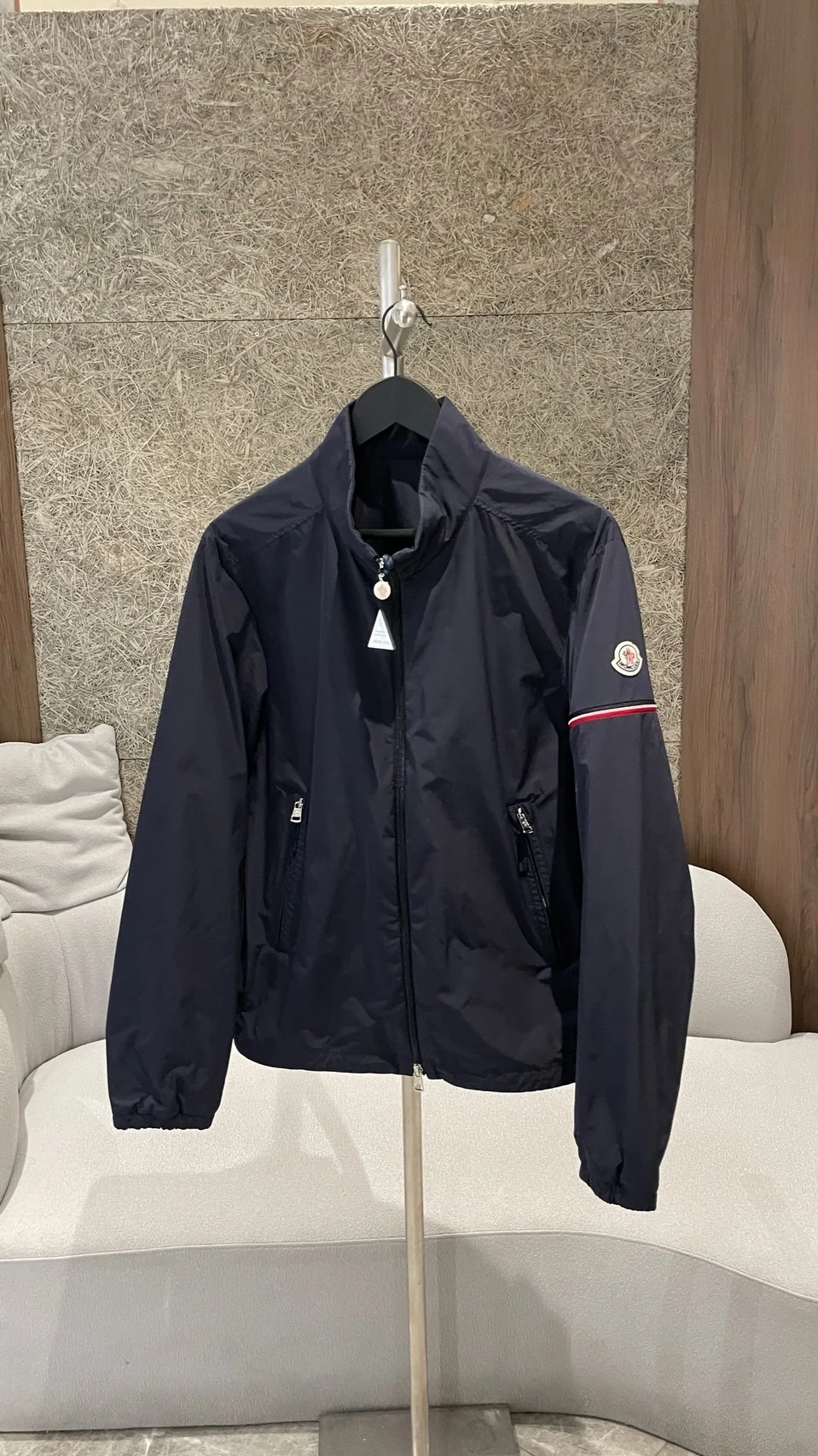Moncler 風衣外套 藍