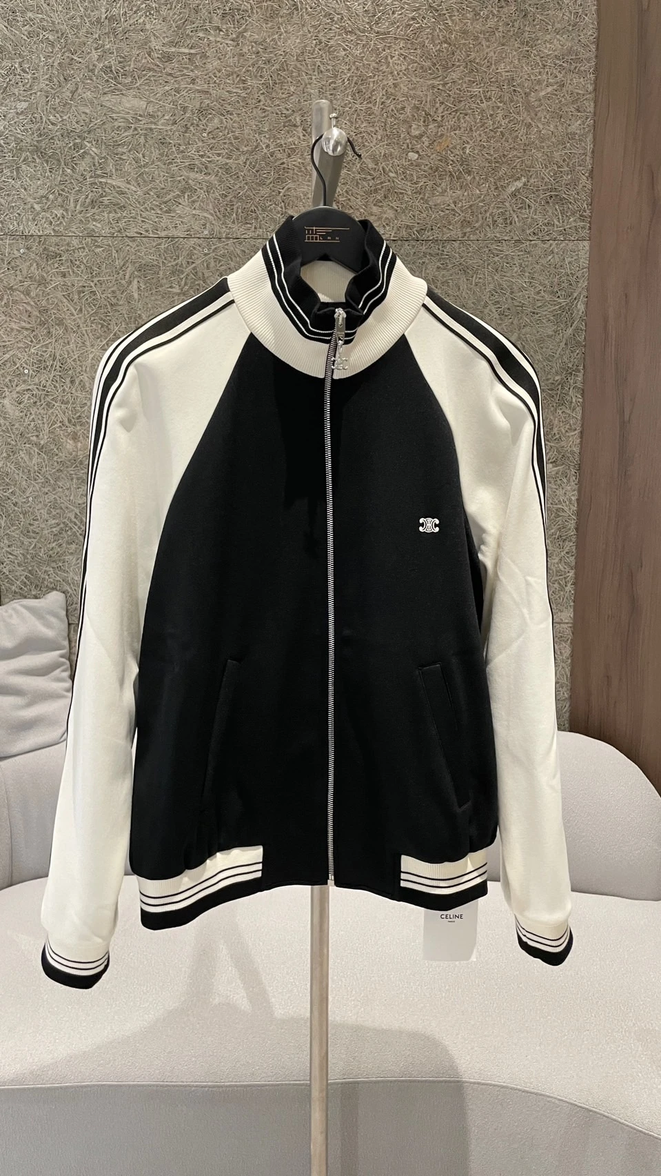 Celine 黑白拼接夾克外套