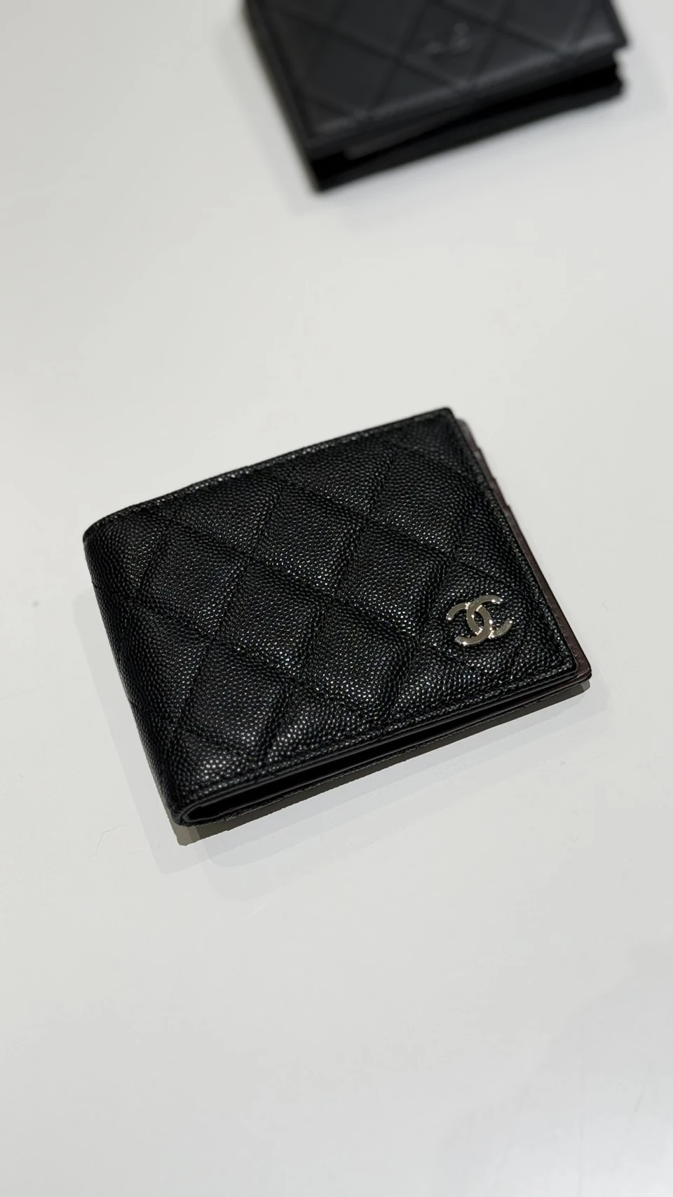 Chanel 菱格短夾