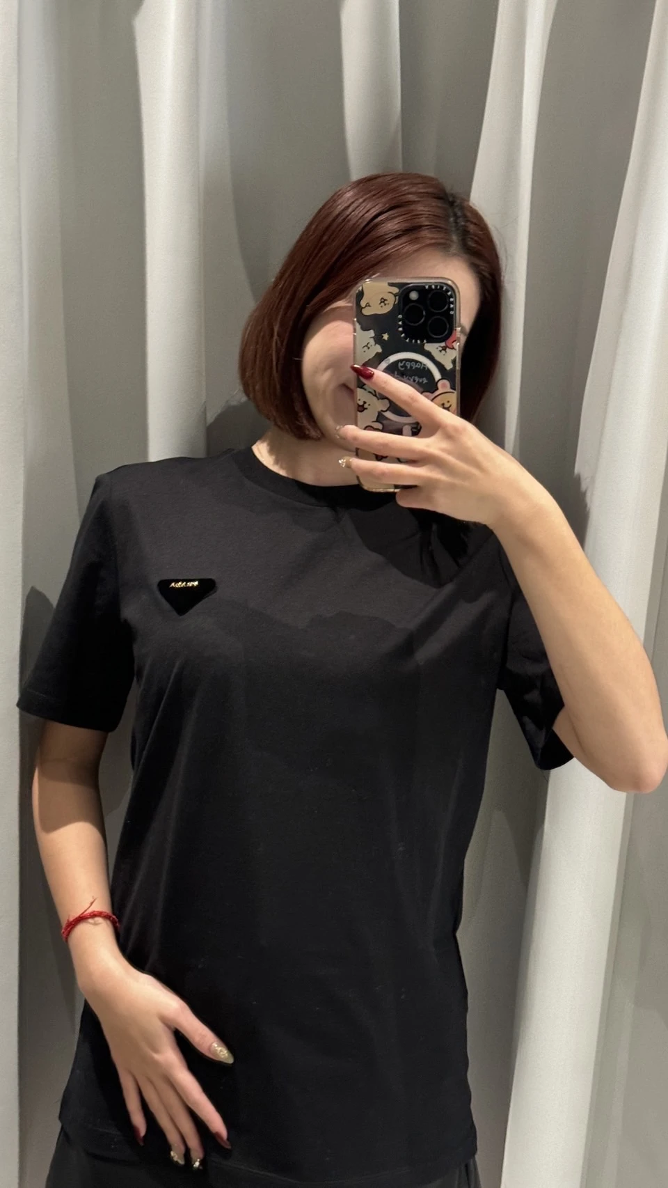 PRADA 小標素面短袖