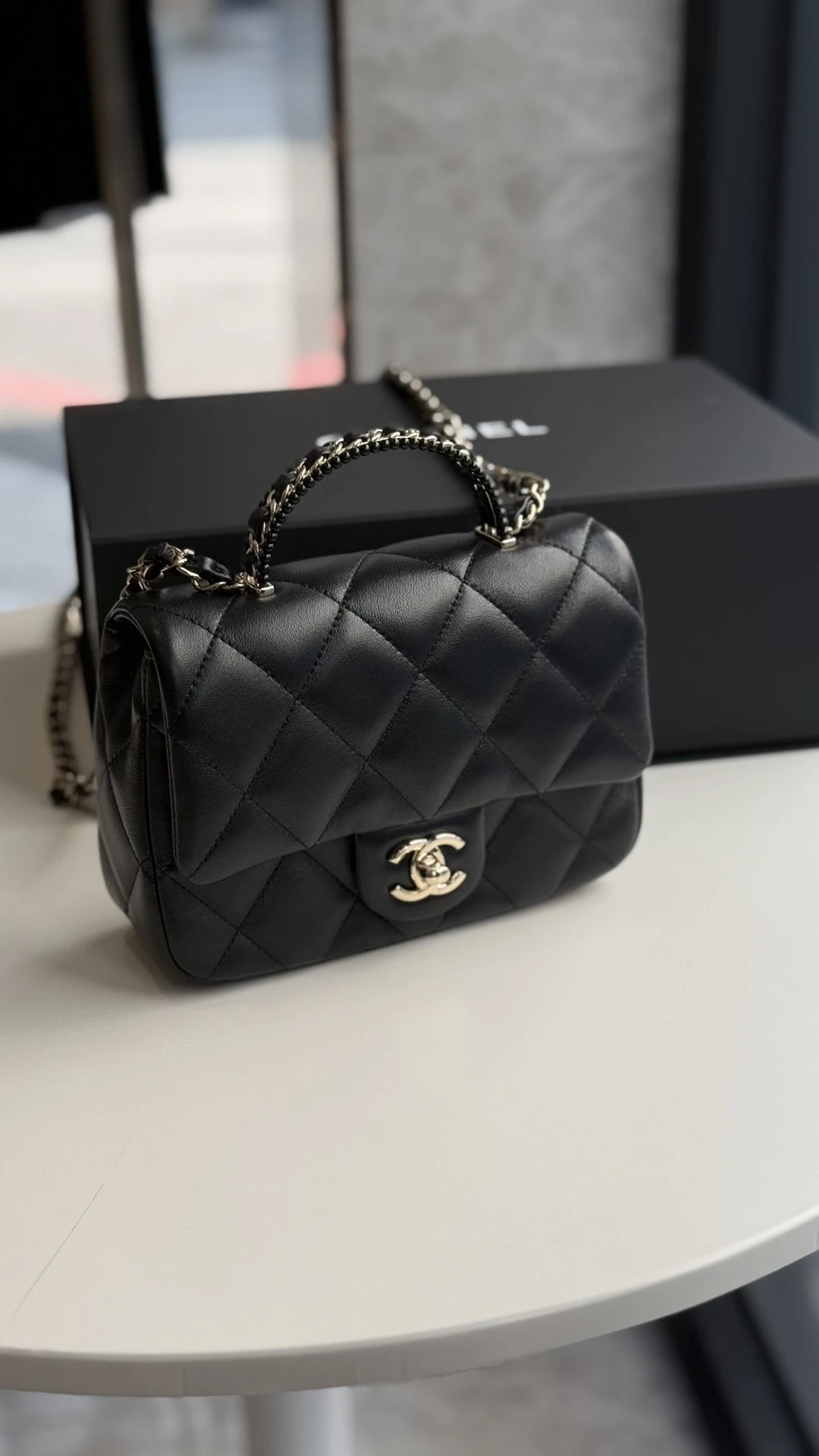 Chanel 手柄翻蓋包