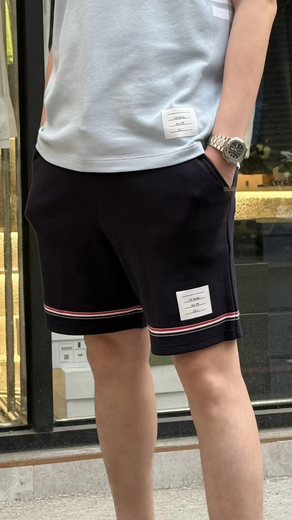 TB 深藍短褲