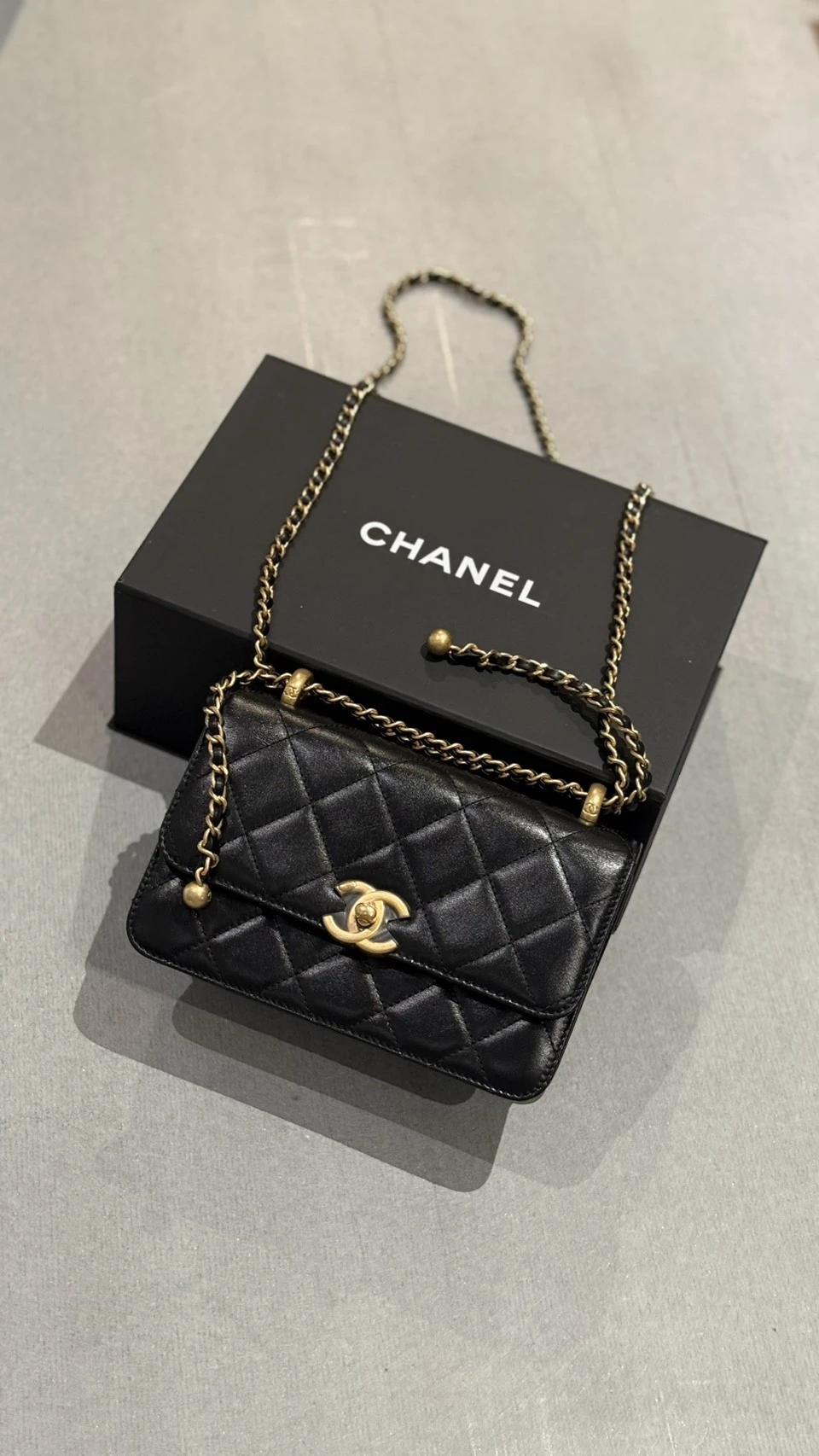 Chanel 雙珠鏈條包