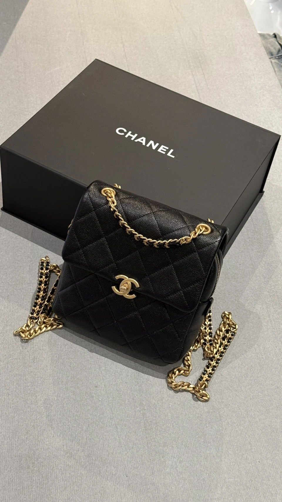 Chanel 雙鍊後背包