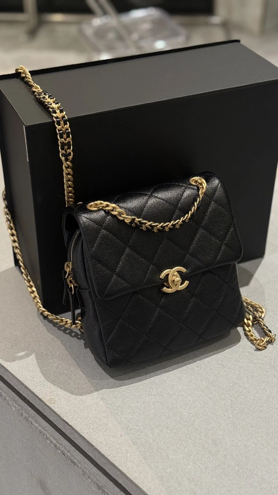 Chanel 雙鍊後背包