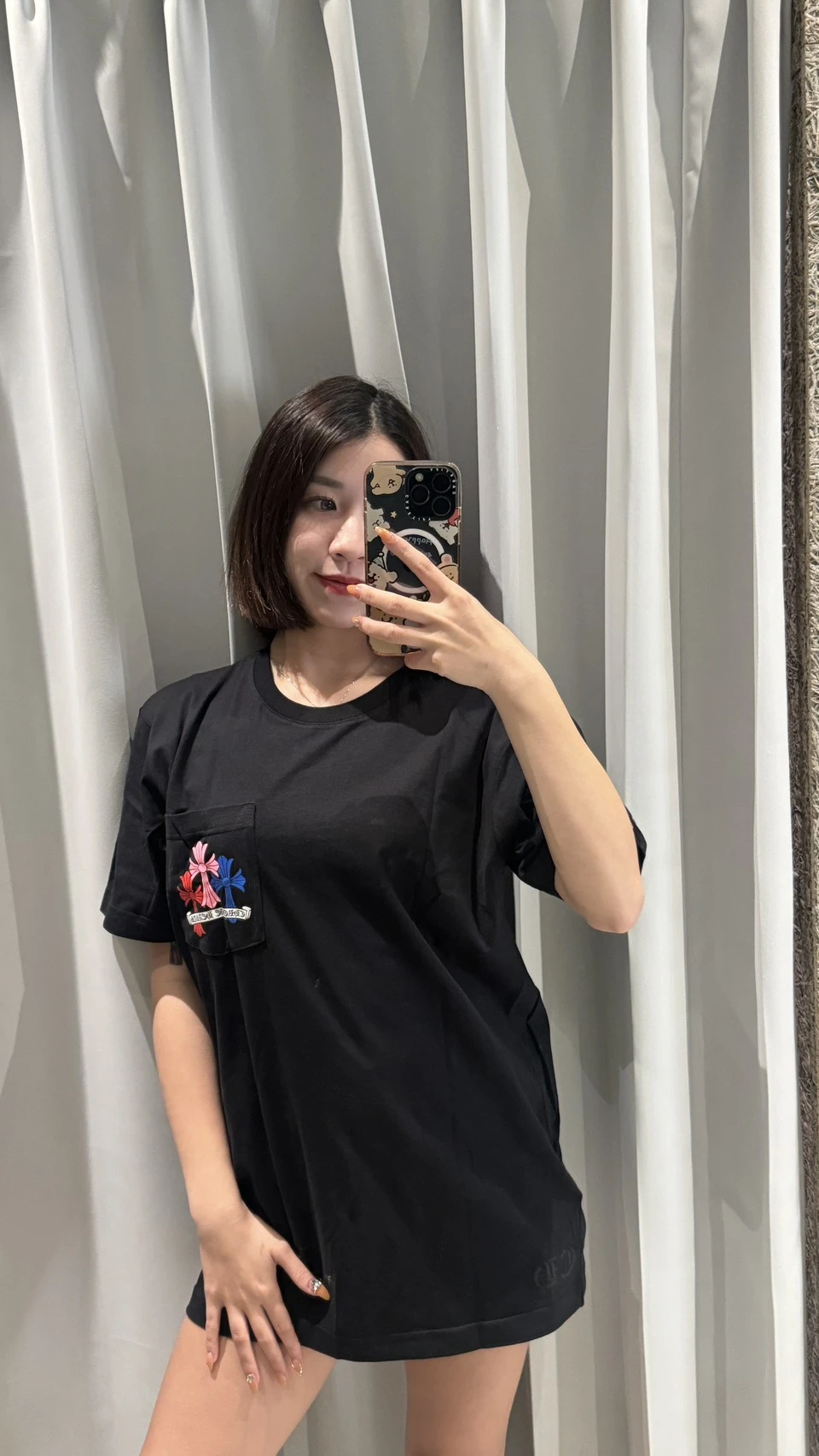 克羅心 背後彩色十字
