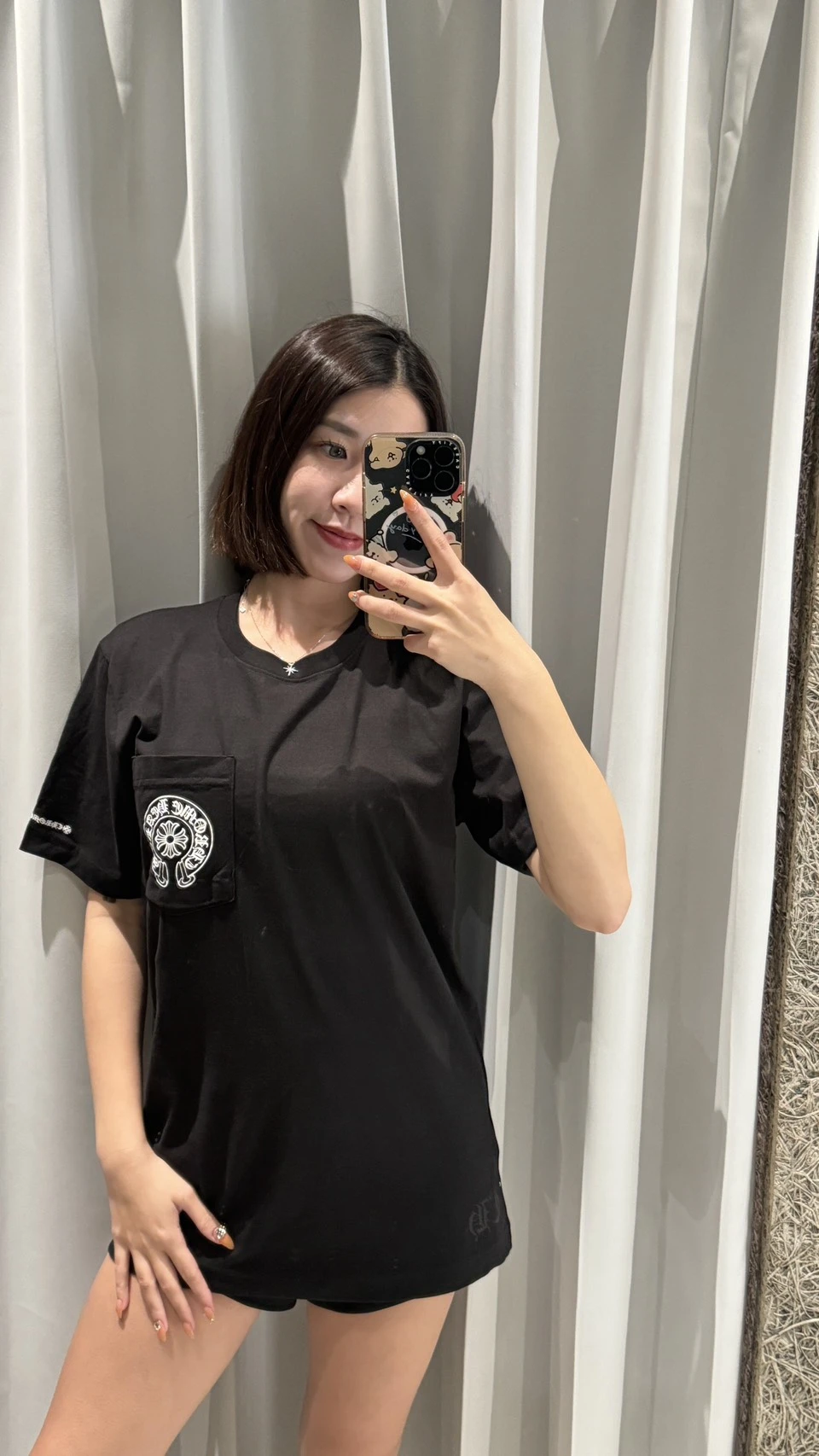 克羅心 背後識字短袖