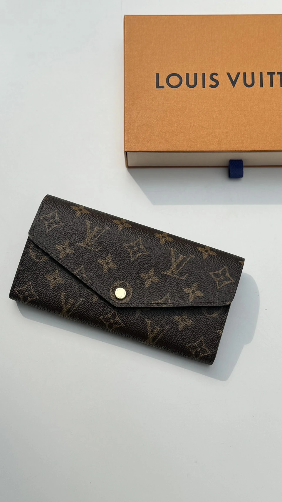 LV 信封長夾 桃紅色