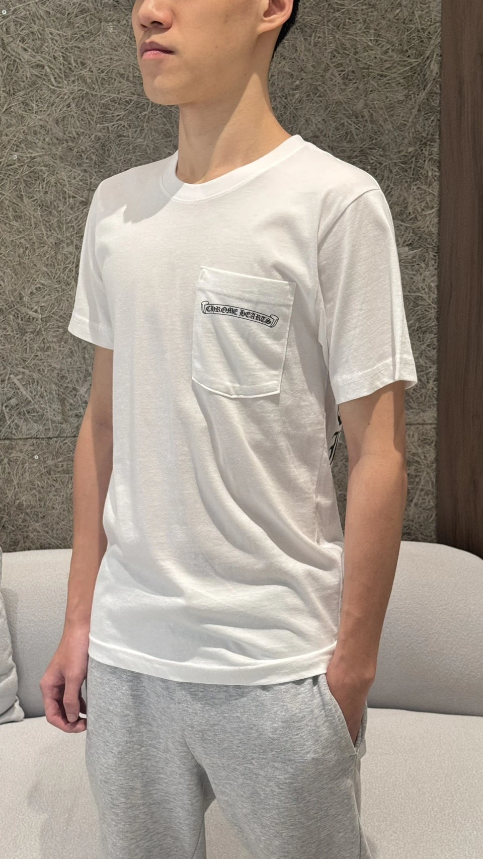 克羅心 背後紫色短袖