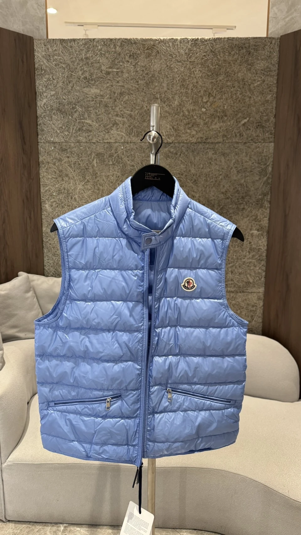 Moncler 淺藍背心