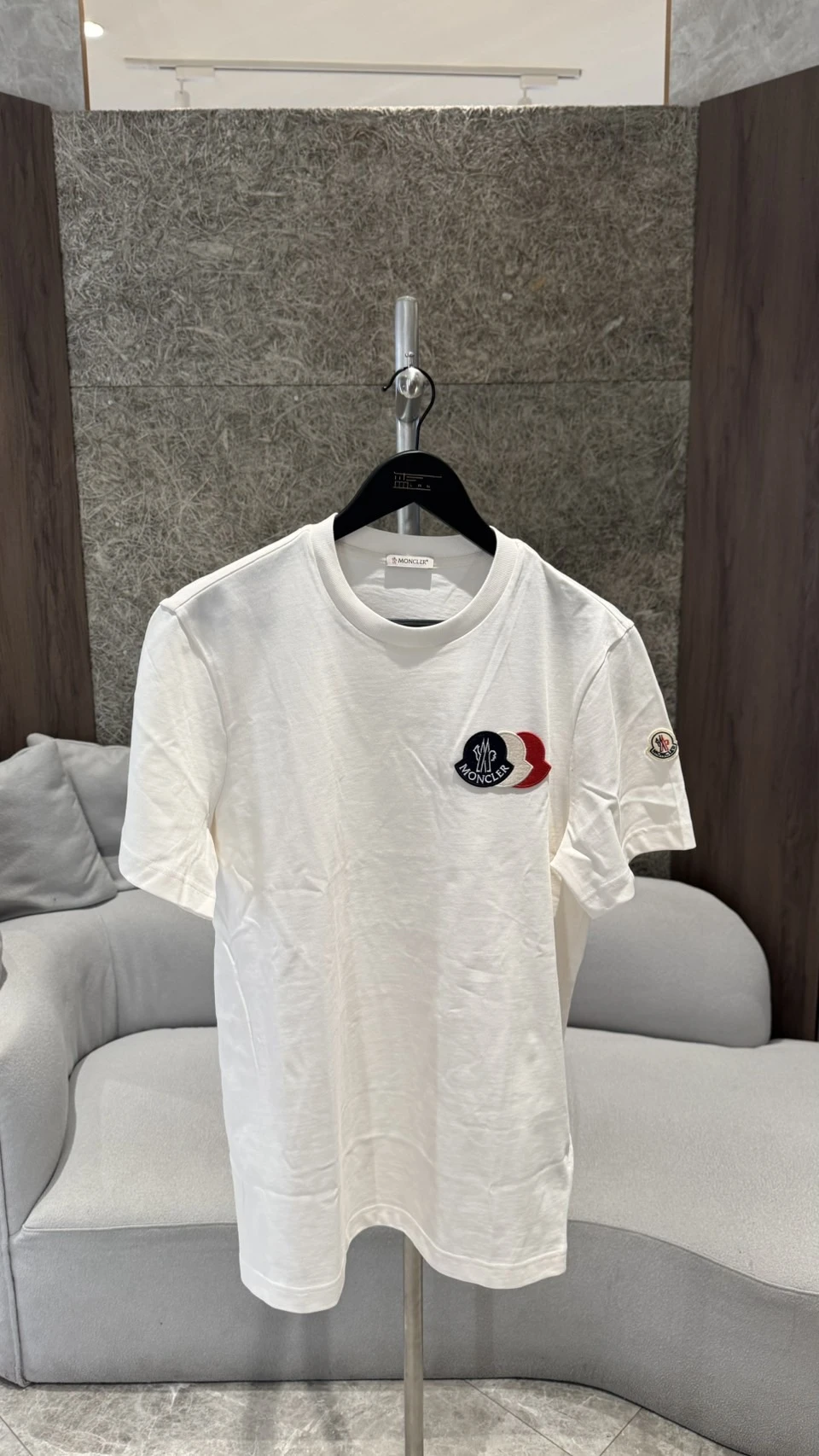 Moncler 小標誌刺繡短袖