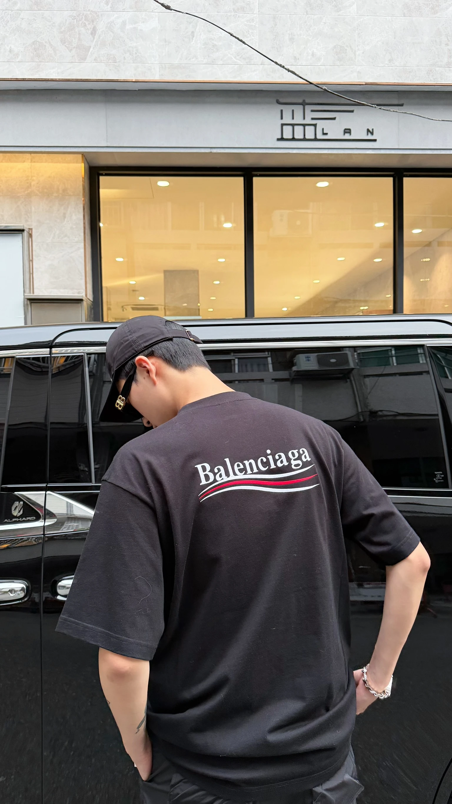 Balenciaga 短袖 黑