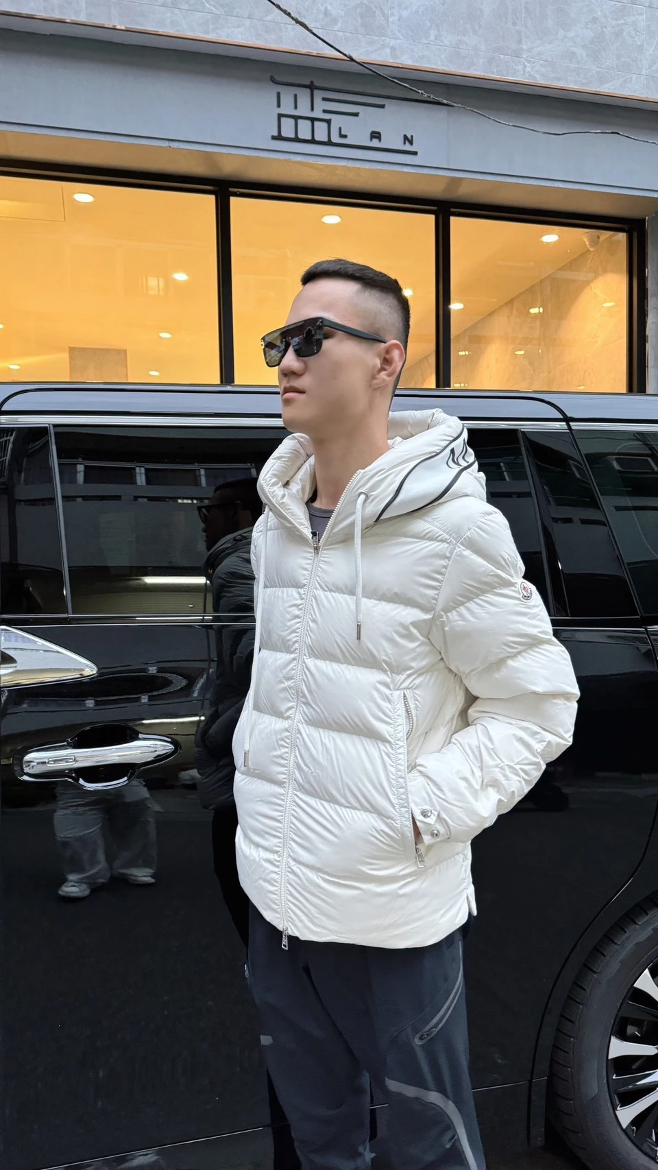 moncler 白羽絨外套
