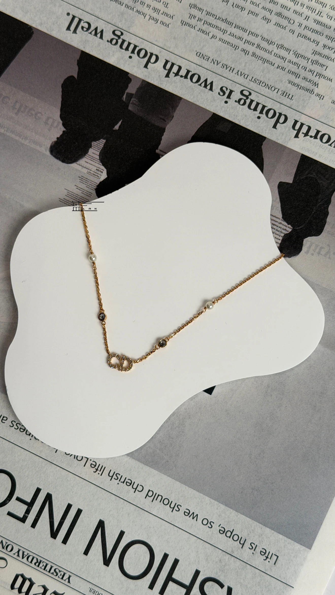 Dior 滿鑽 項鍊