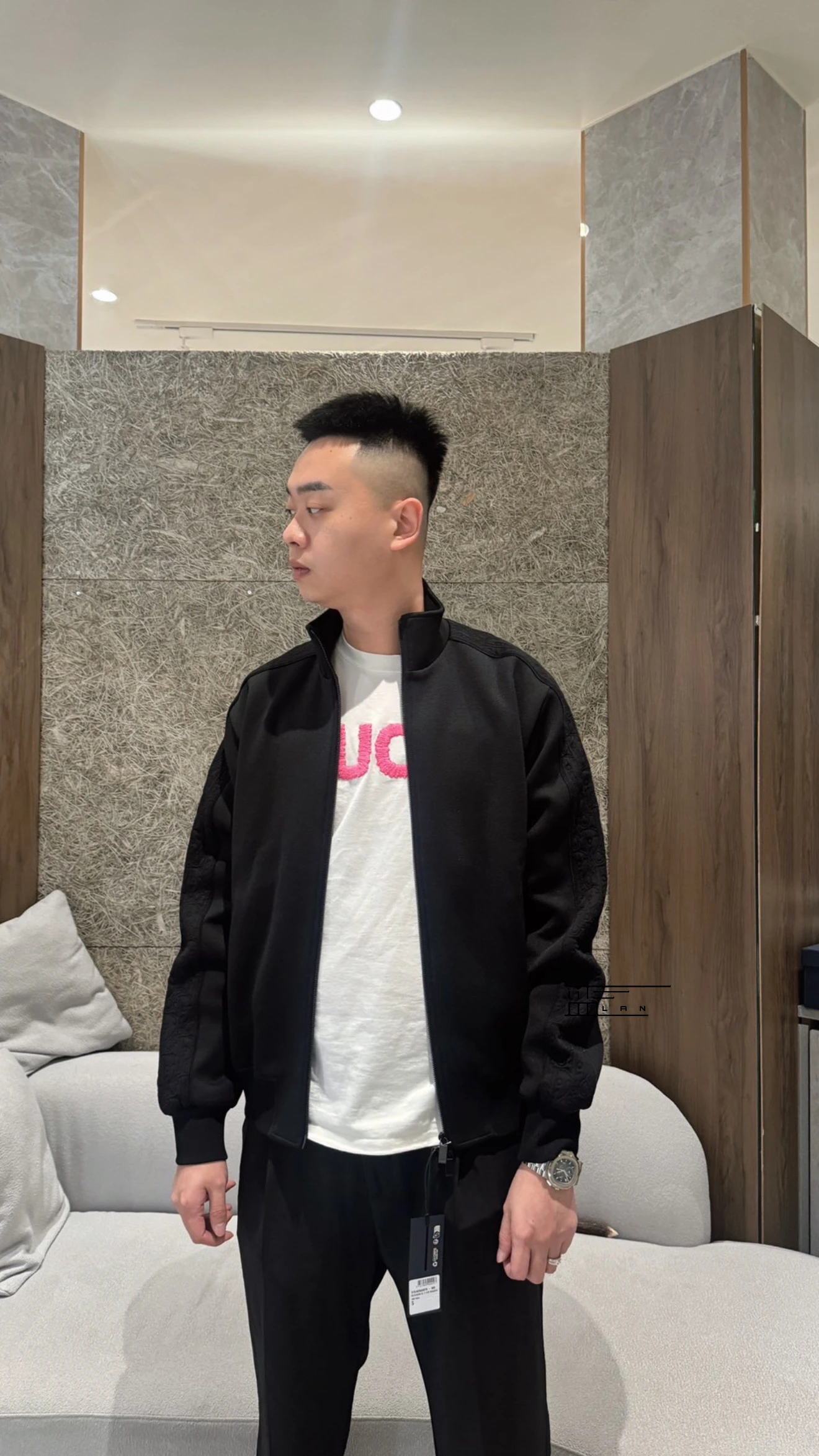 Dior 新款手臂暗紋外套
