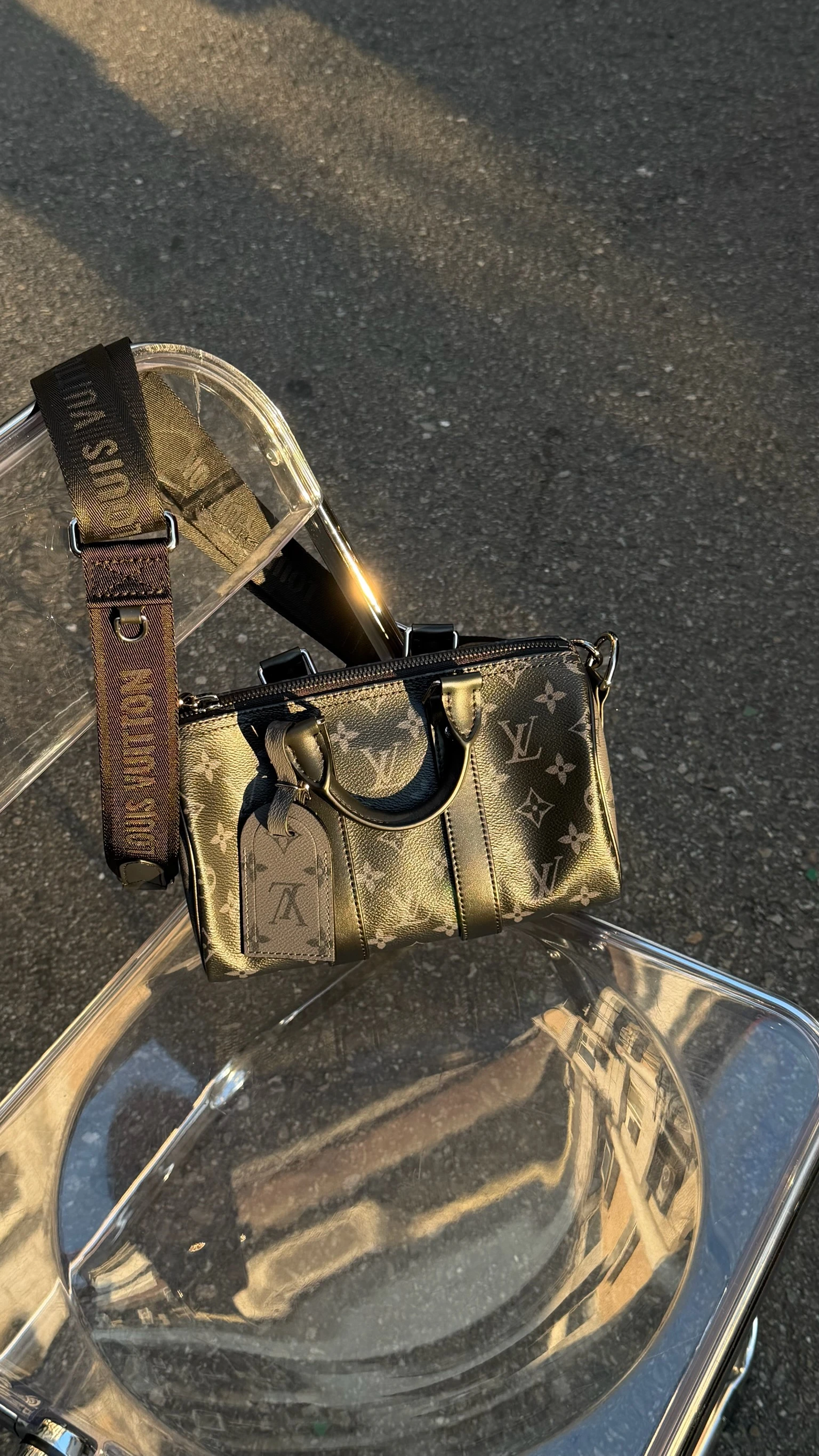 LV Keepall 25 黑老花