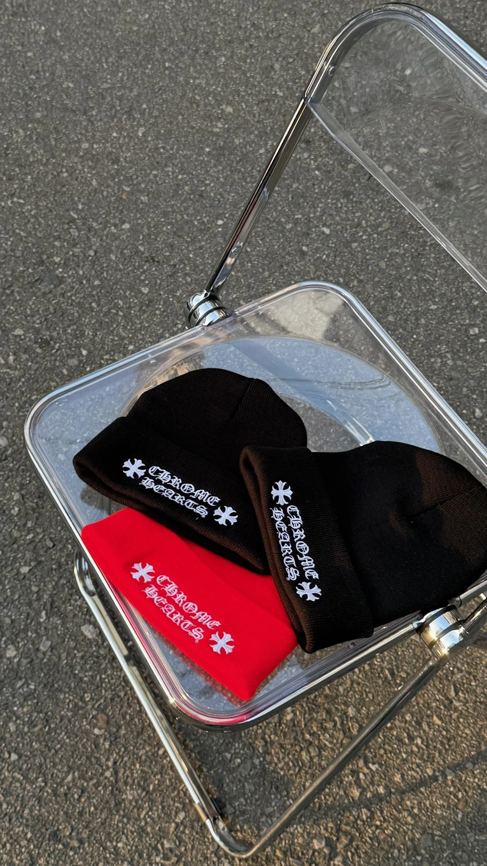 克羅心刺繡毛帽