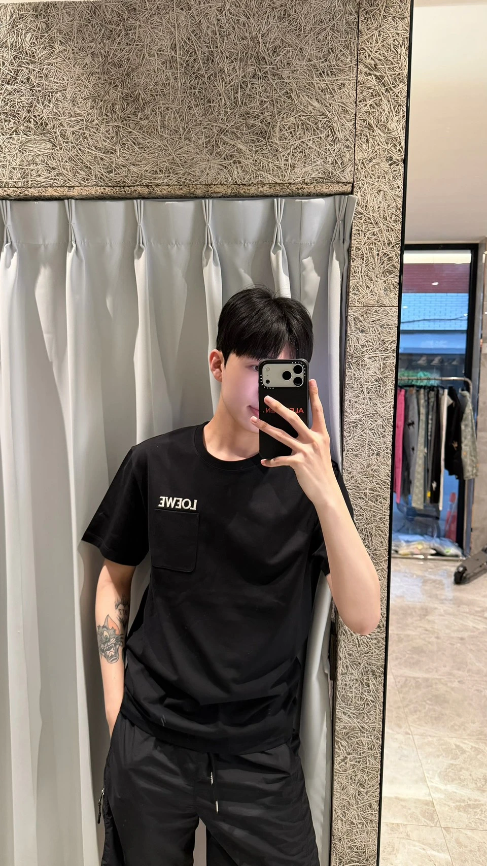 Loewe 文字口袋短袖