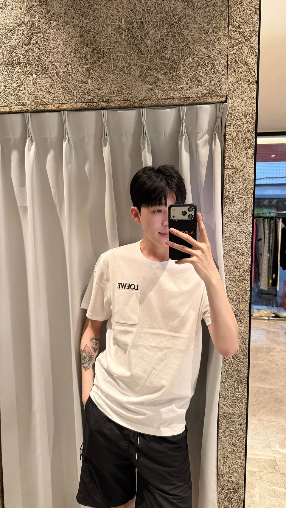 Loewe 文字口袋短袖