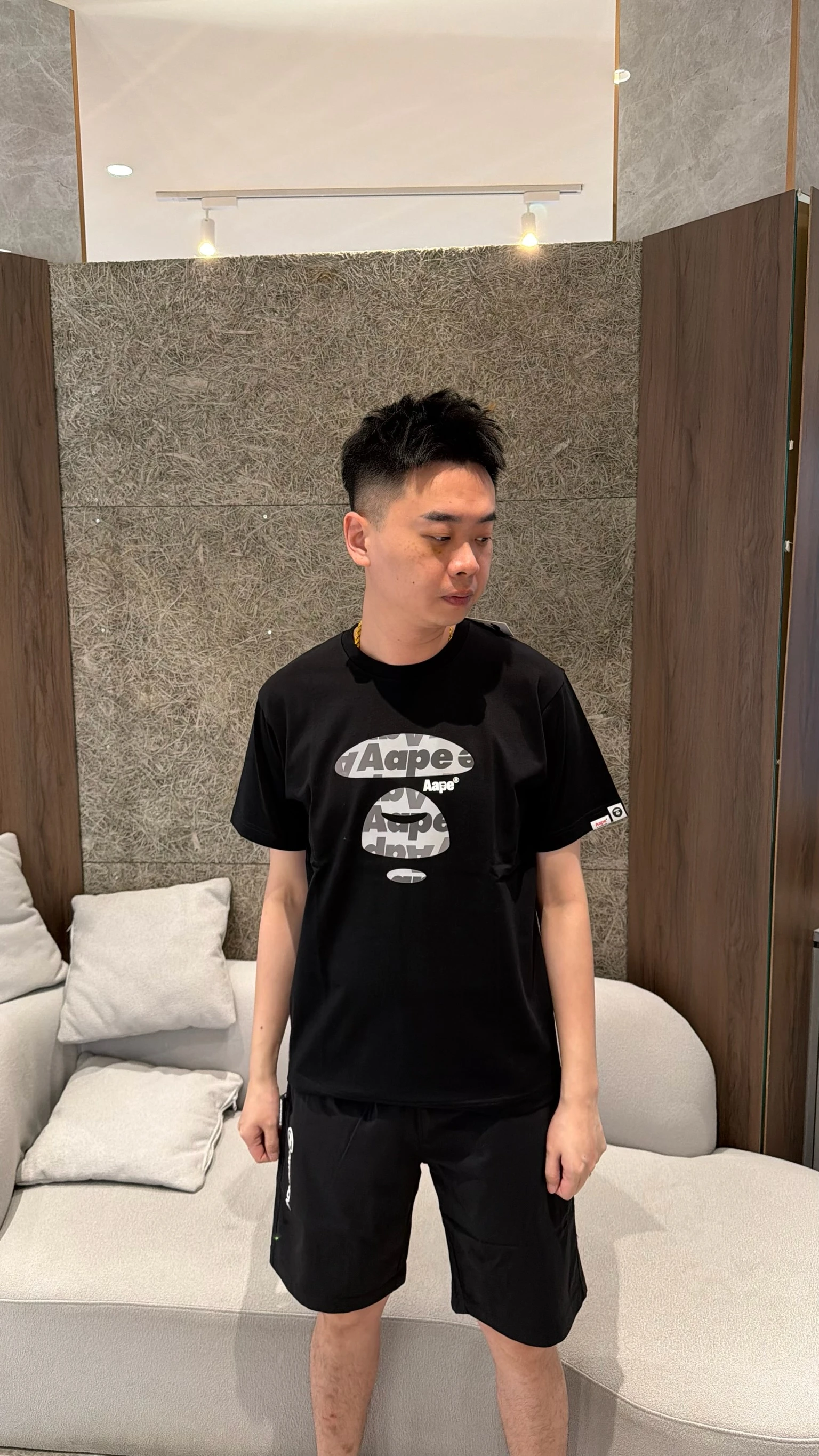 Aape 胸前Logo短袖