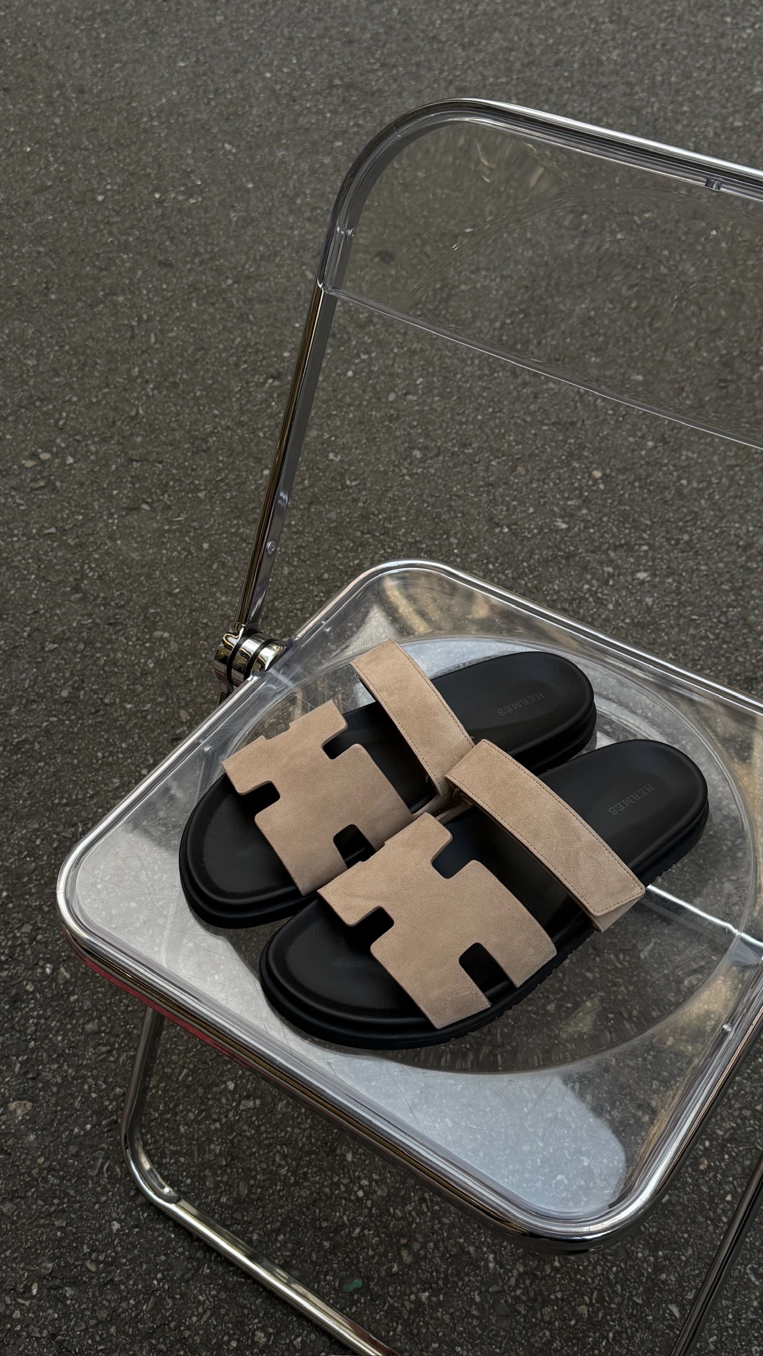 Hermes 麂皮卡其二舅