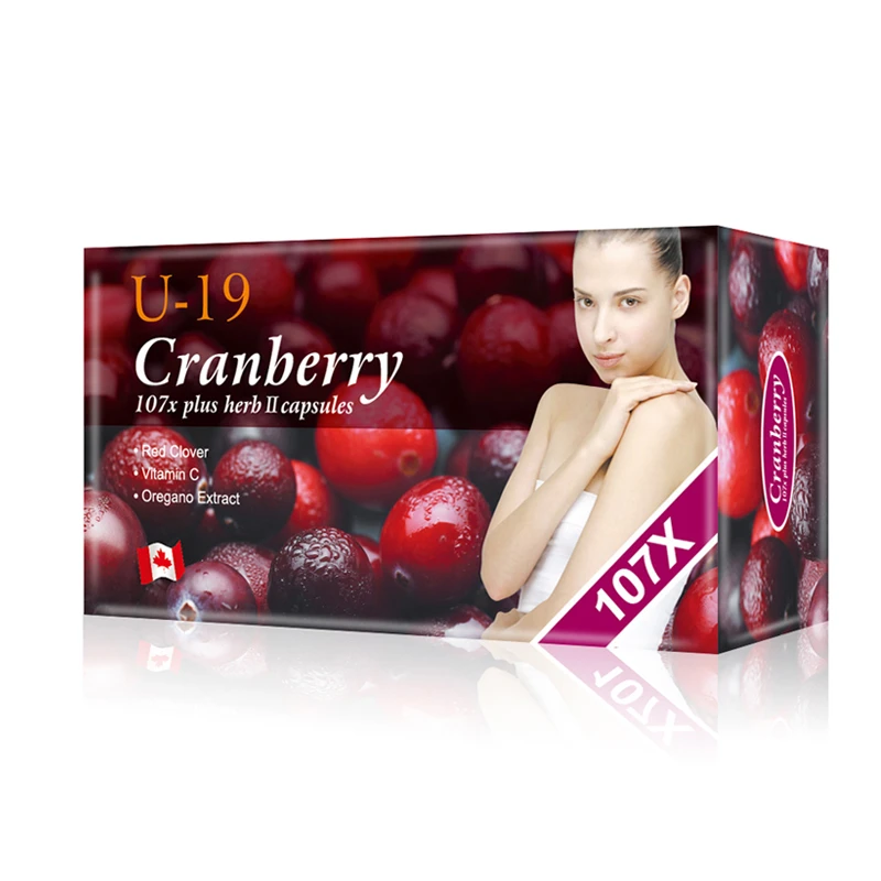 蔓越莓II植物膠囊-U-19 CRANBERRY 107X PLUS HERB II CAPSULES-107倍濃縮蔓越莓