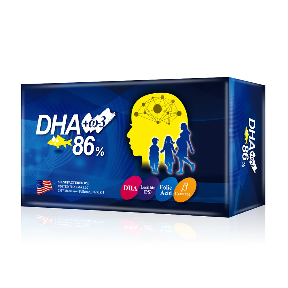 諸葛因子魚油DHA86%軟膠囊FISH OIL OMEGA-3 DHA SOFTGEL CAPSULES