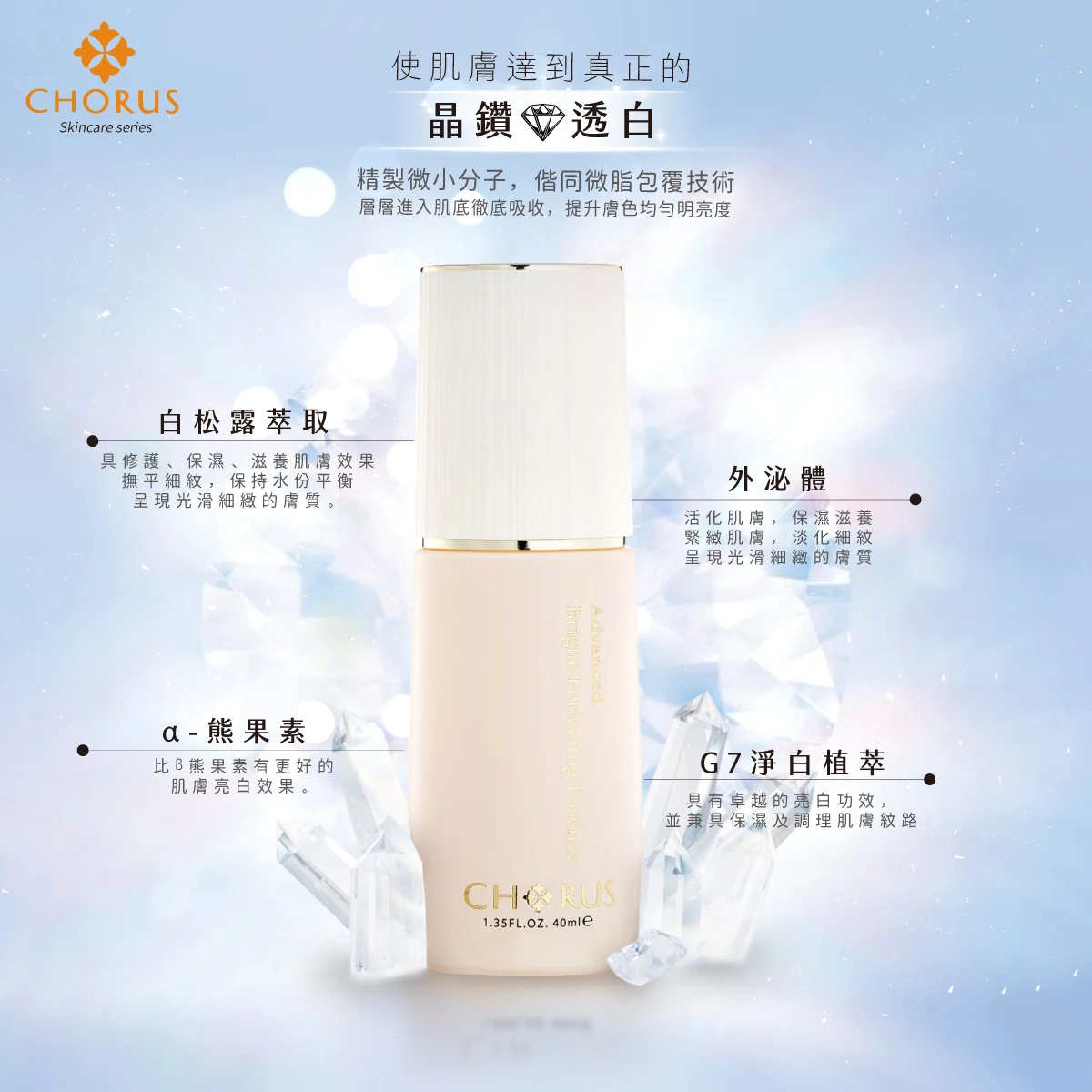 極緻晶透鑽白精萃 40ml