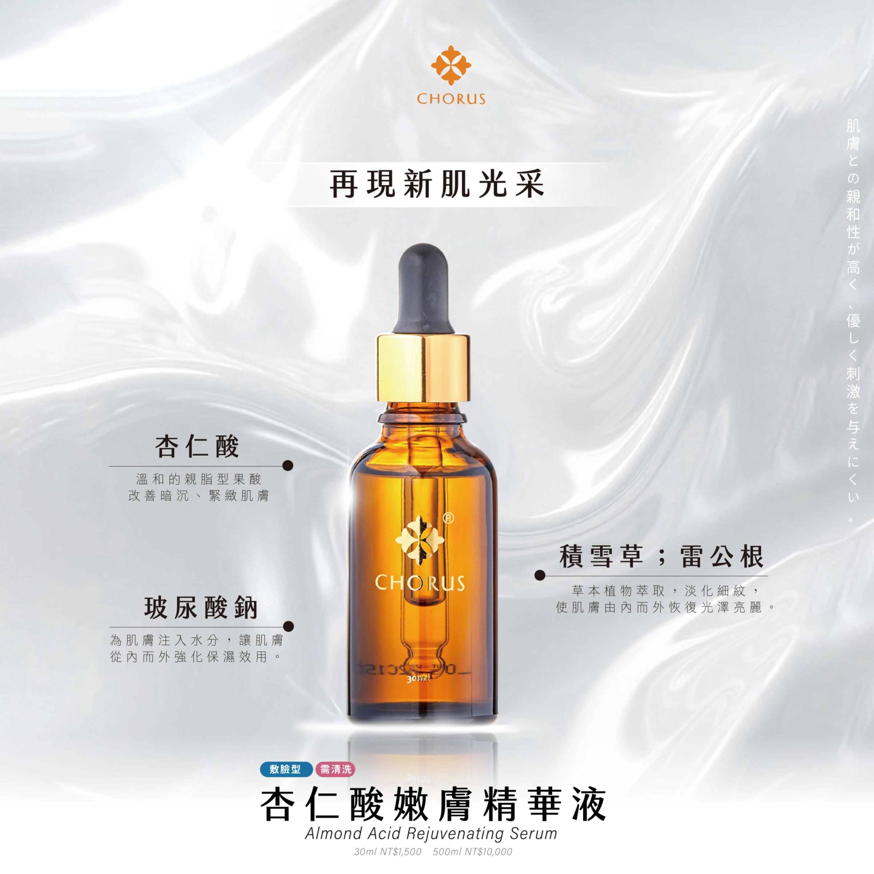 杏仁酸嫩膚精華液 30ml