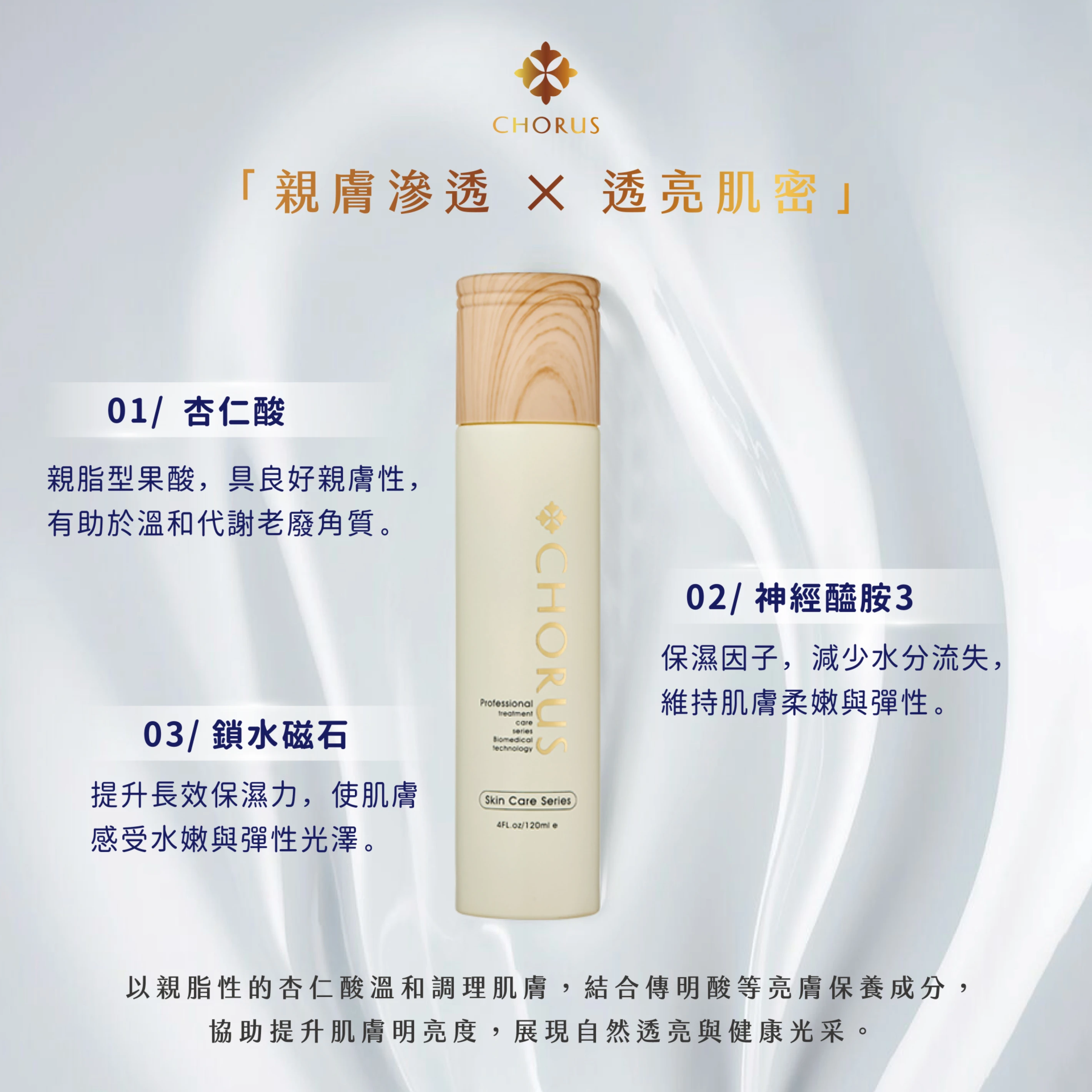 杏仁酸晶漾透白乳液 120ml