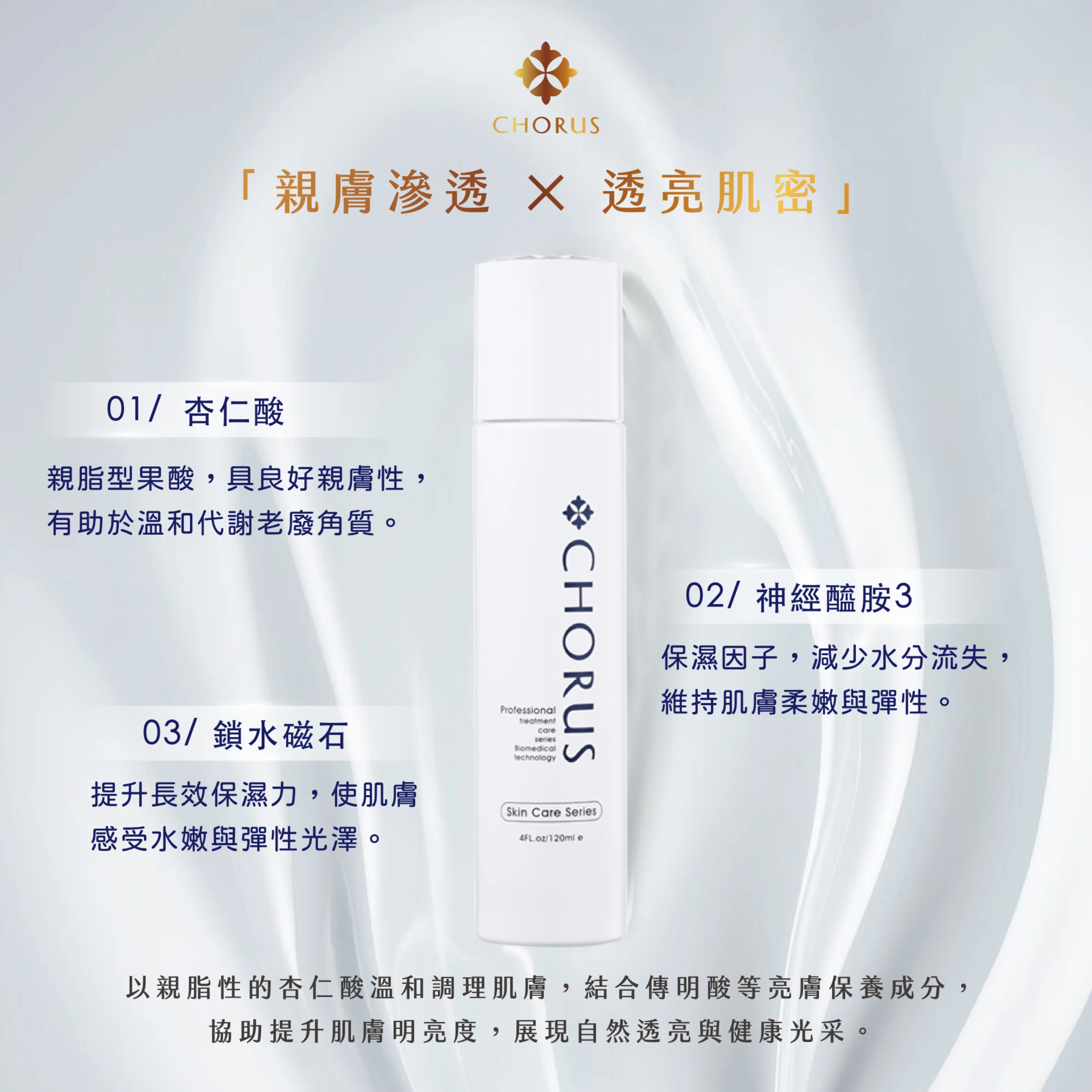杏仁酸晶漾透白乳液 120ml