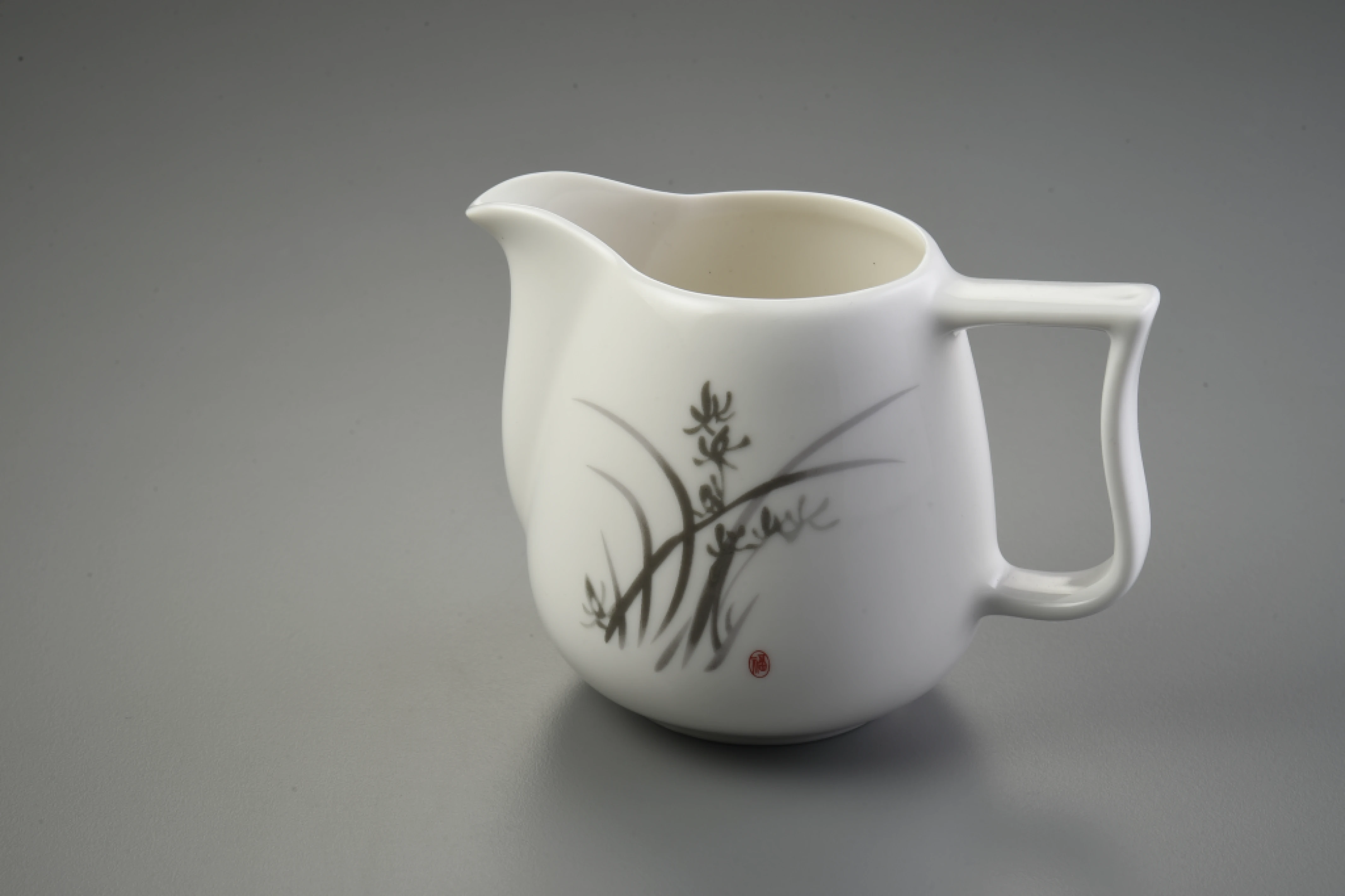 水墨蘭花大茶海(350cc)
