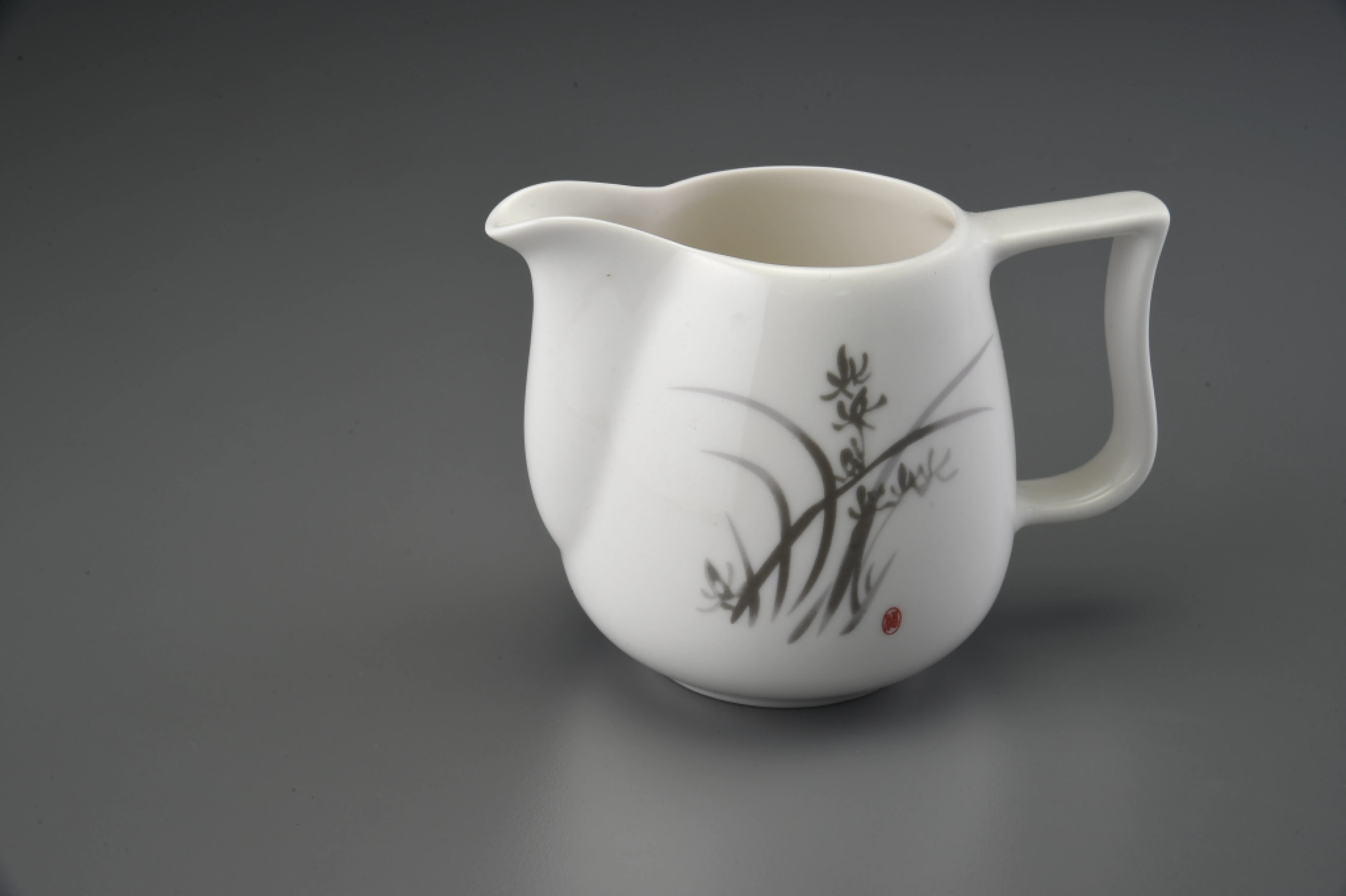 水墨蘭花大茶海(350cc)