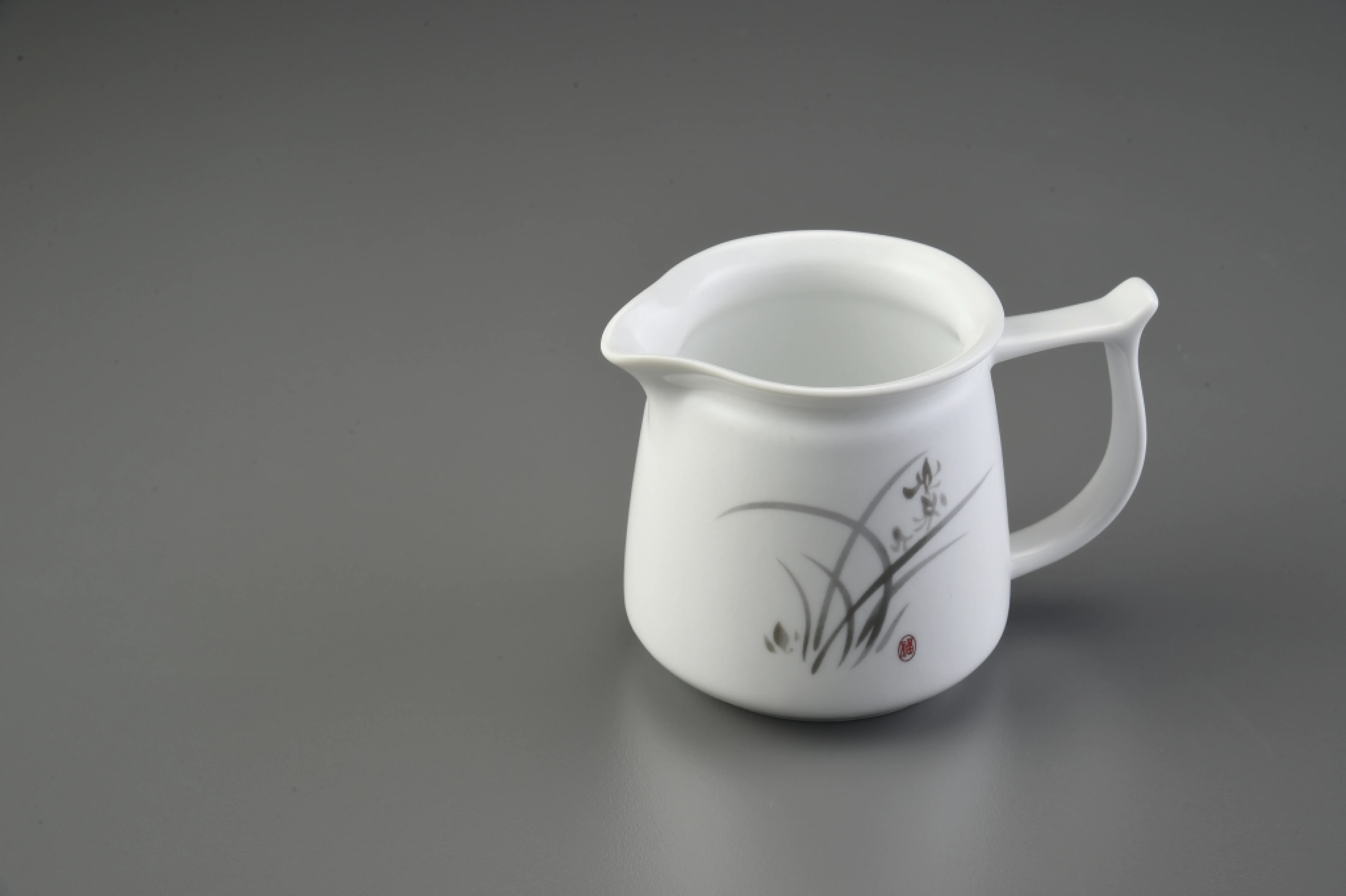 水墨蘭花藝術小茶海(220cc)