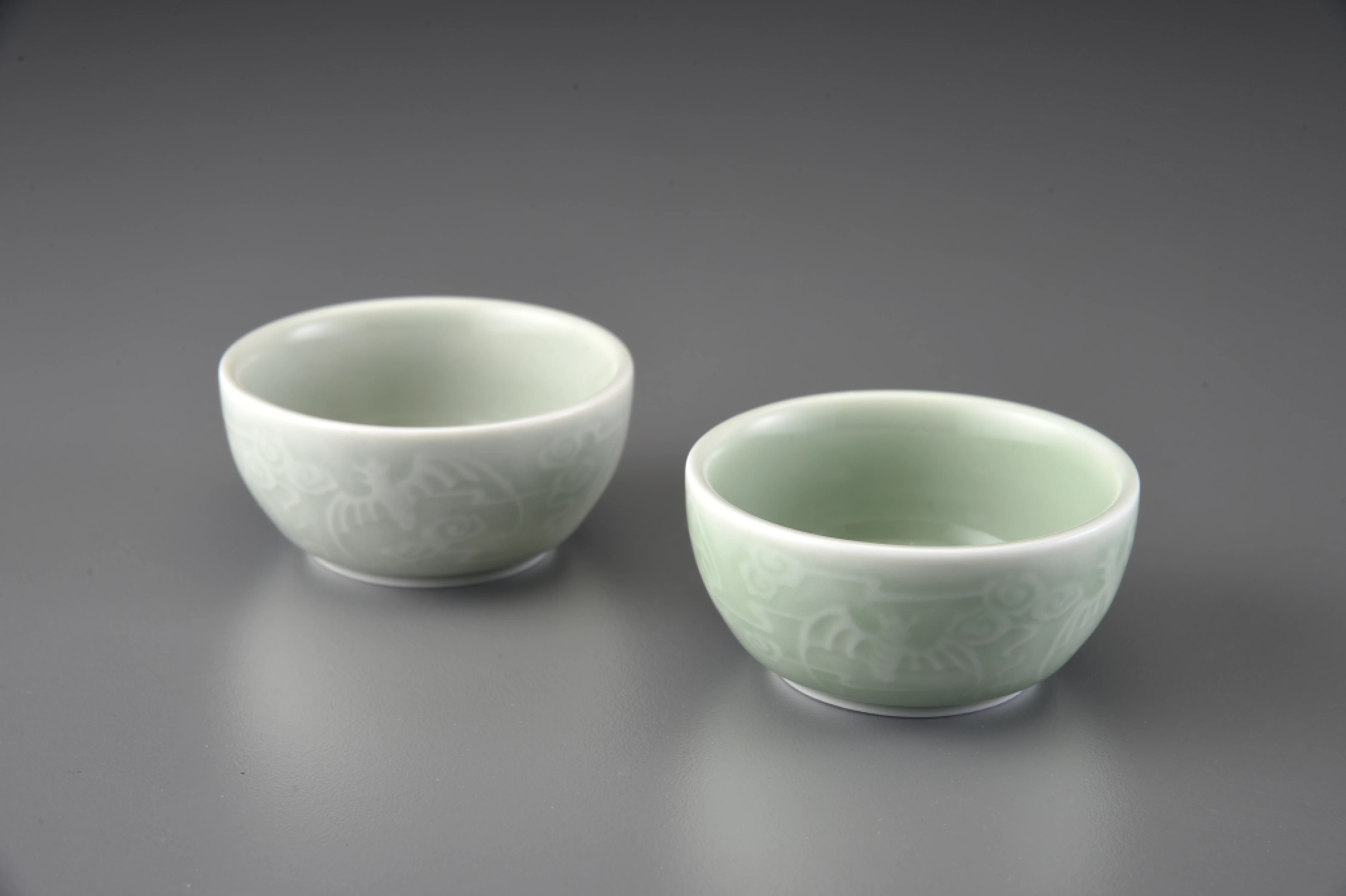 浮雕梅子綠茶杯(60cc)