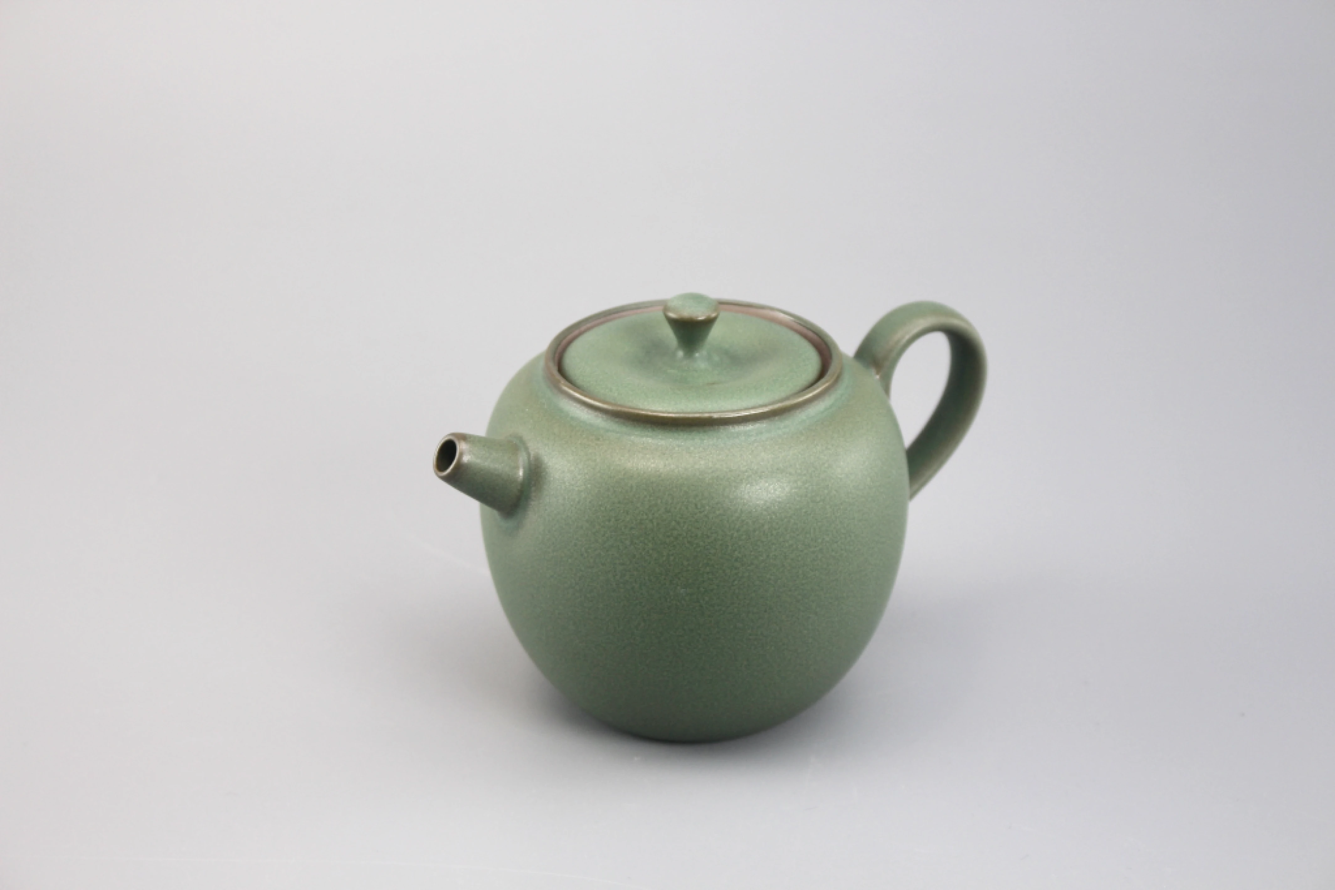 草綠釉悦豐茶壺(220cc)