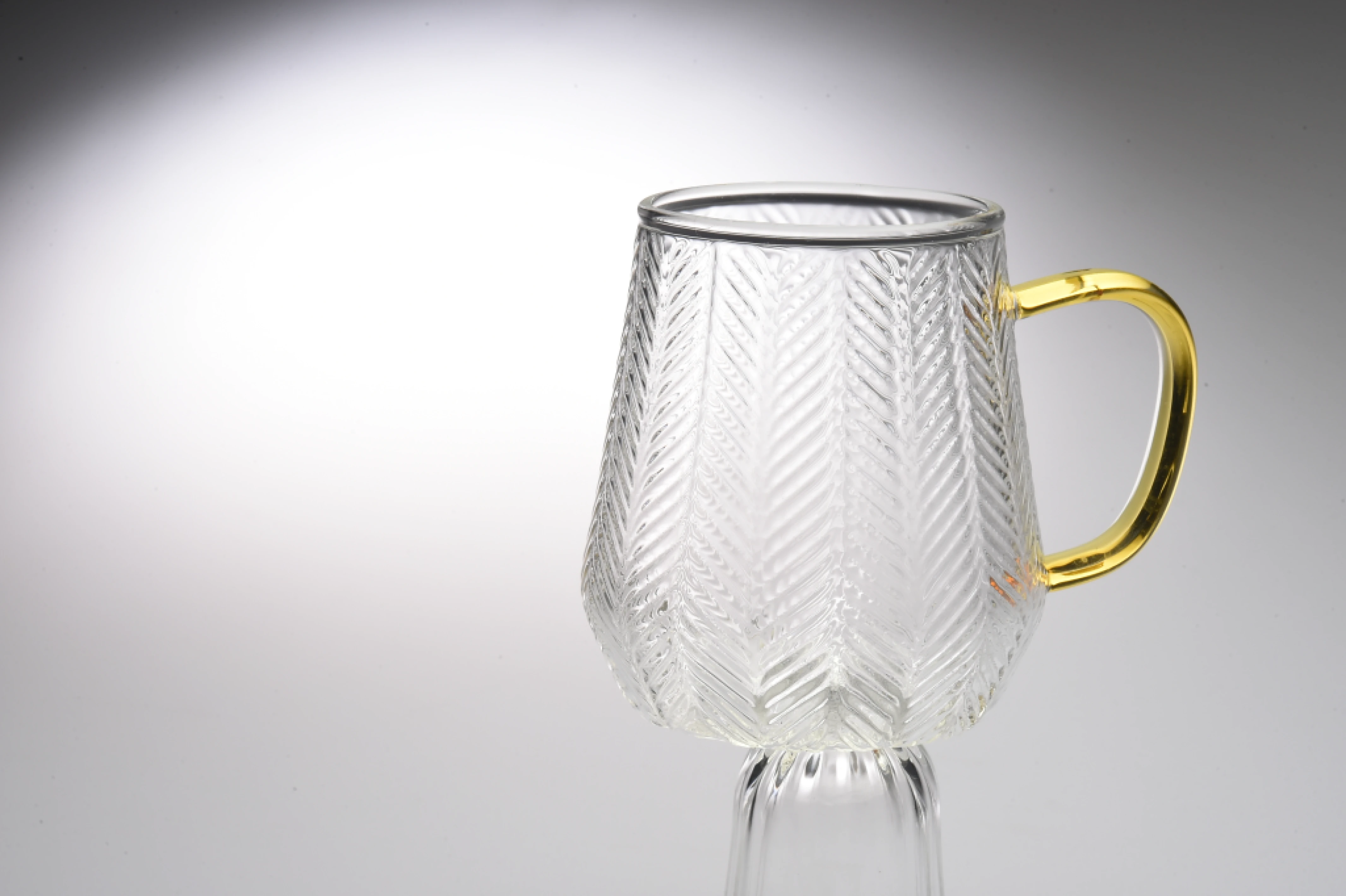 GL垂紋有把水杯(300cc)