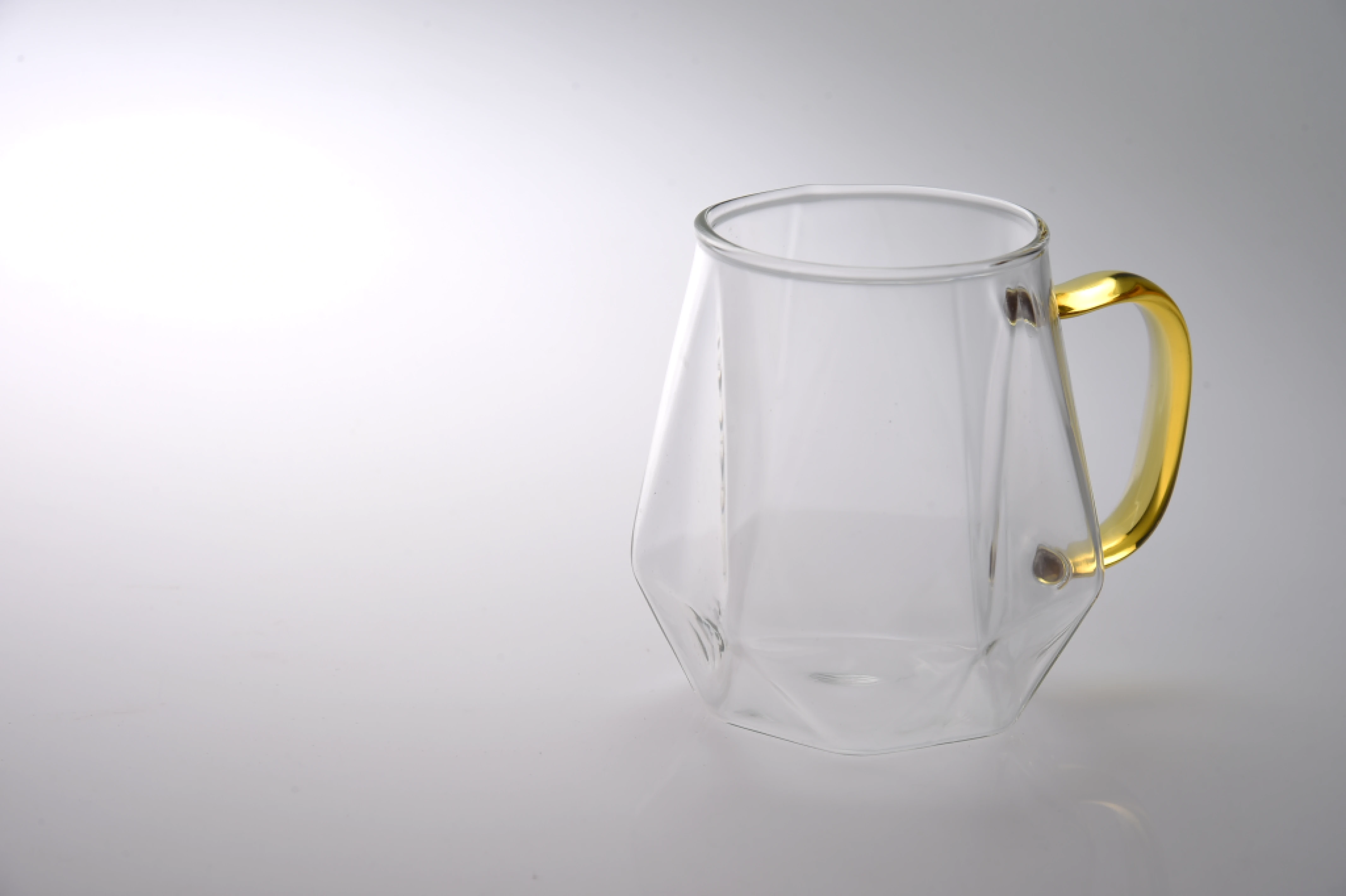 GL鑽石面有把水杯(400cc)