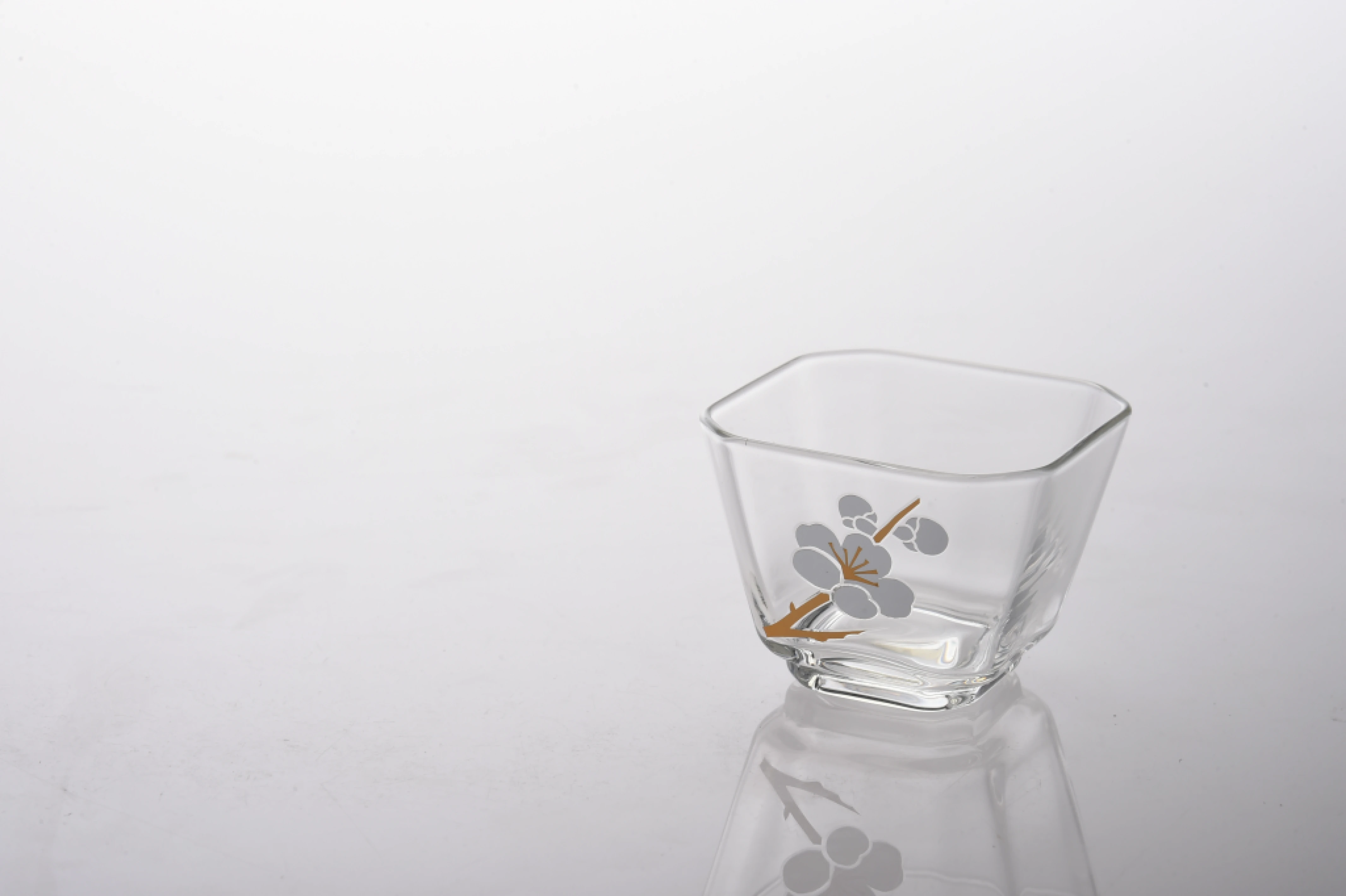 GL大四方金銀玻璃杯(65cc)