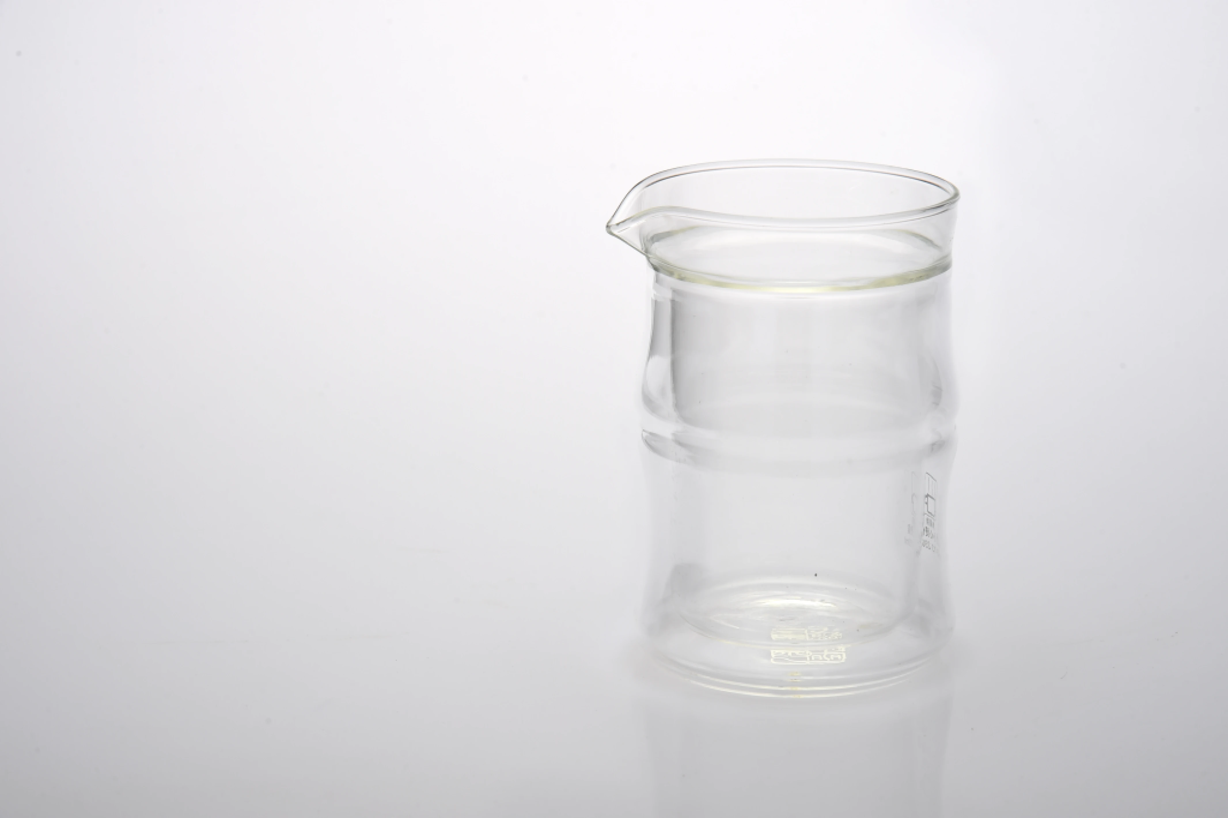 GL竹節雙層耐熱玻璃公杯(220ml)