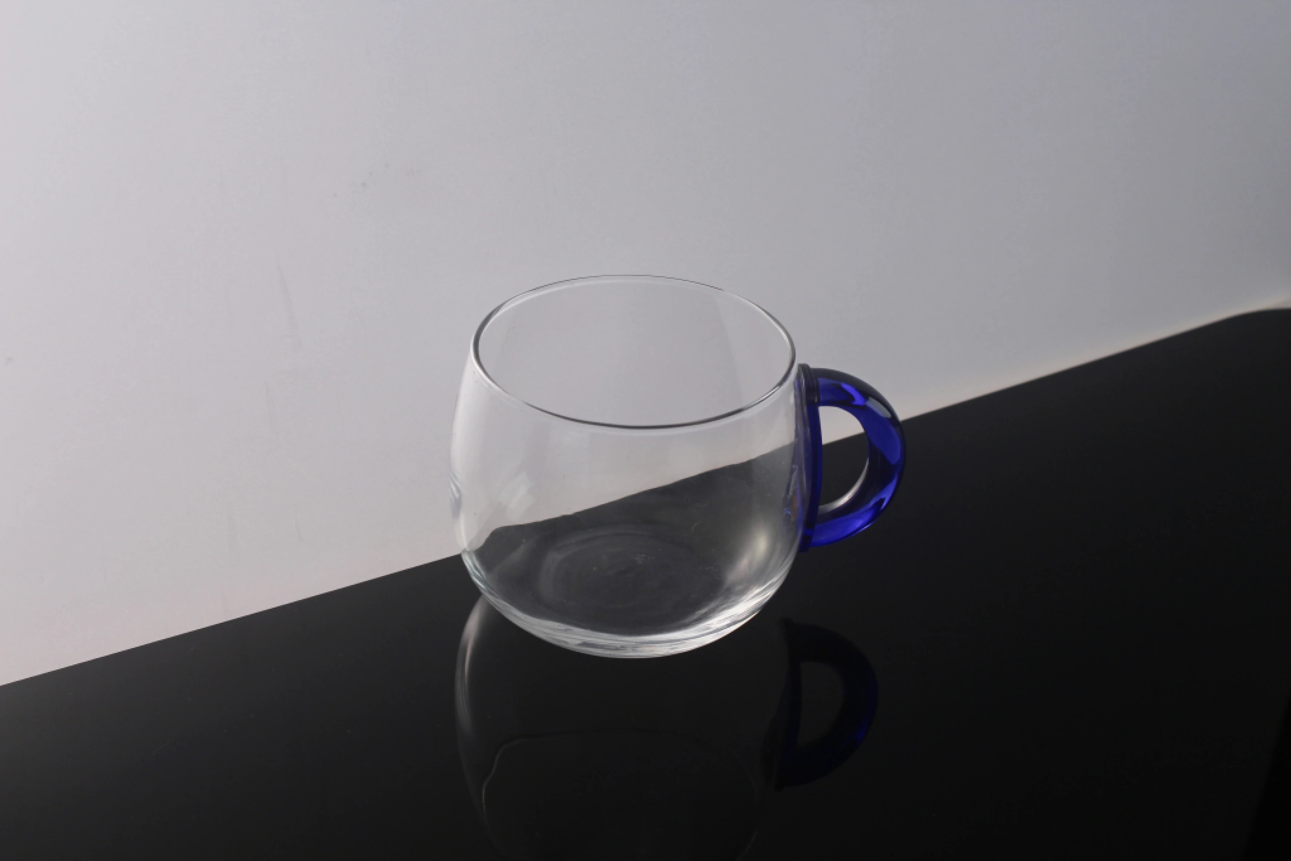 藍柄玻璃杯(200cc)